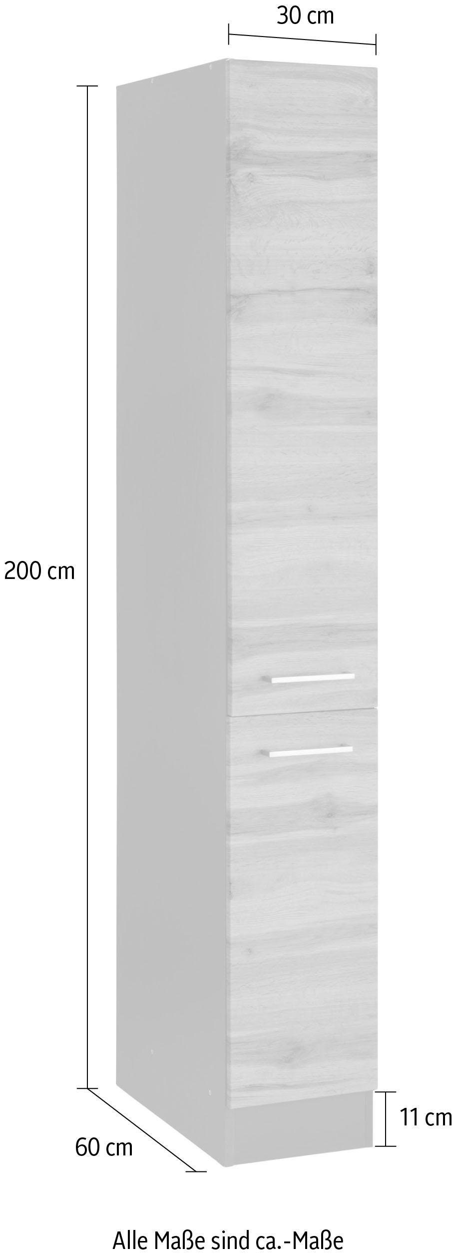 KOCHSTATION Apothekerschrank »KS-Kehl«, Breite 30 cm