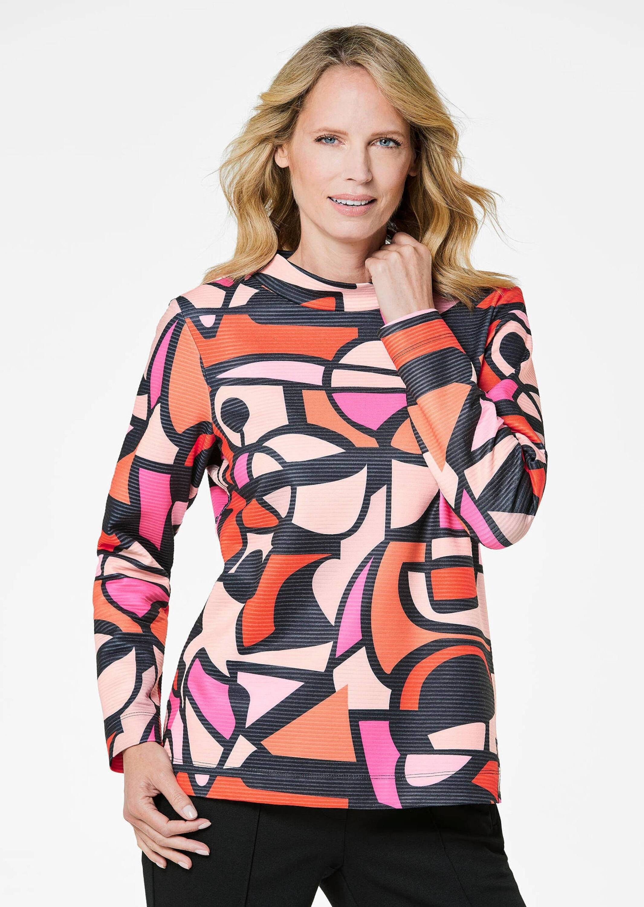 GOLDNER Kurzarmshirt »Kurzgröße Sweatshirt«