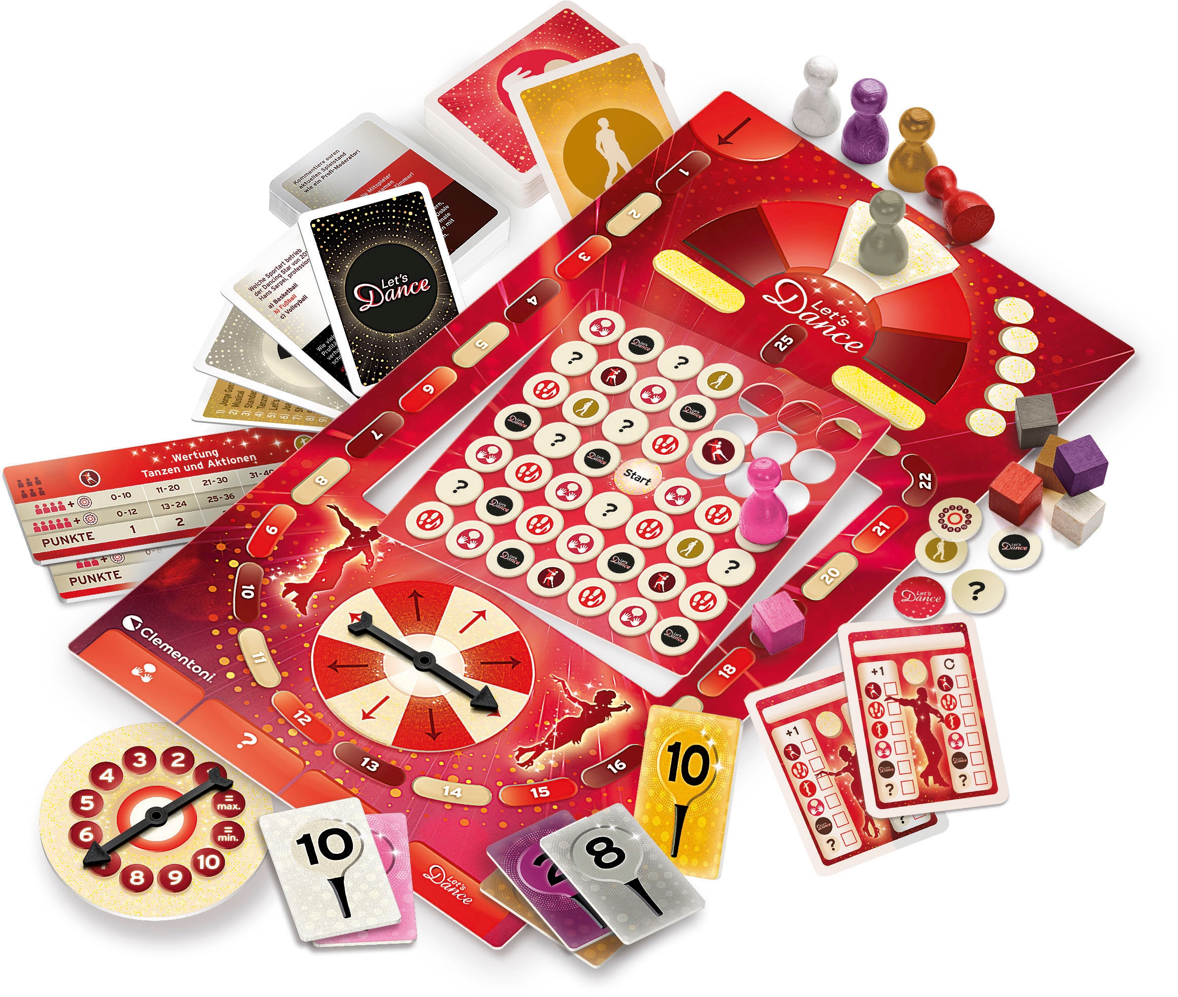 Clementoni® Spiel »Let's Dance«, Made in Europe