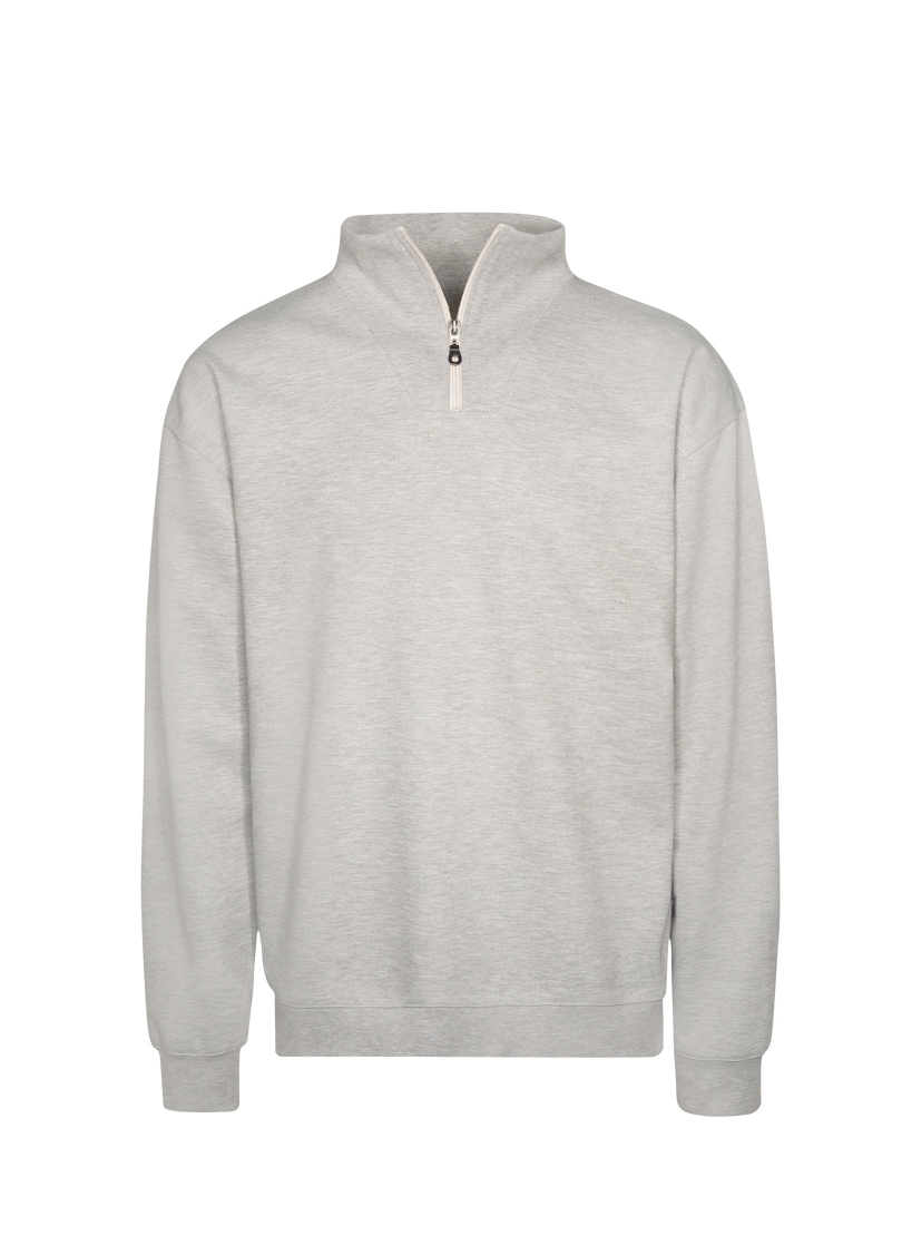 Trigema Sweatshirt »TRIGEMA Troyer in bequemer Sweat-Qualität«
