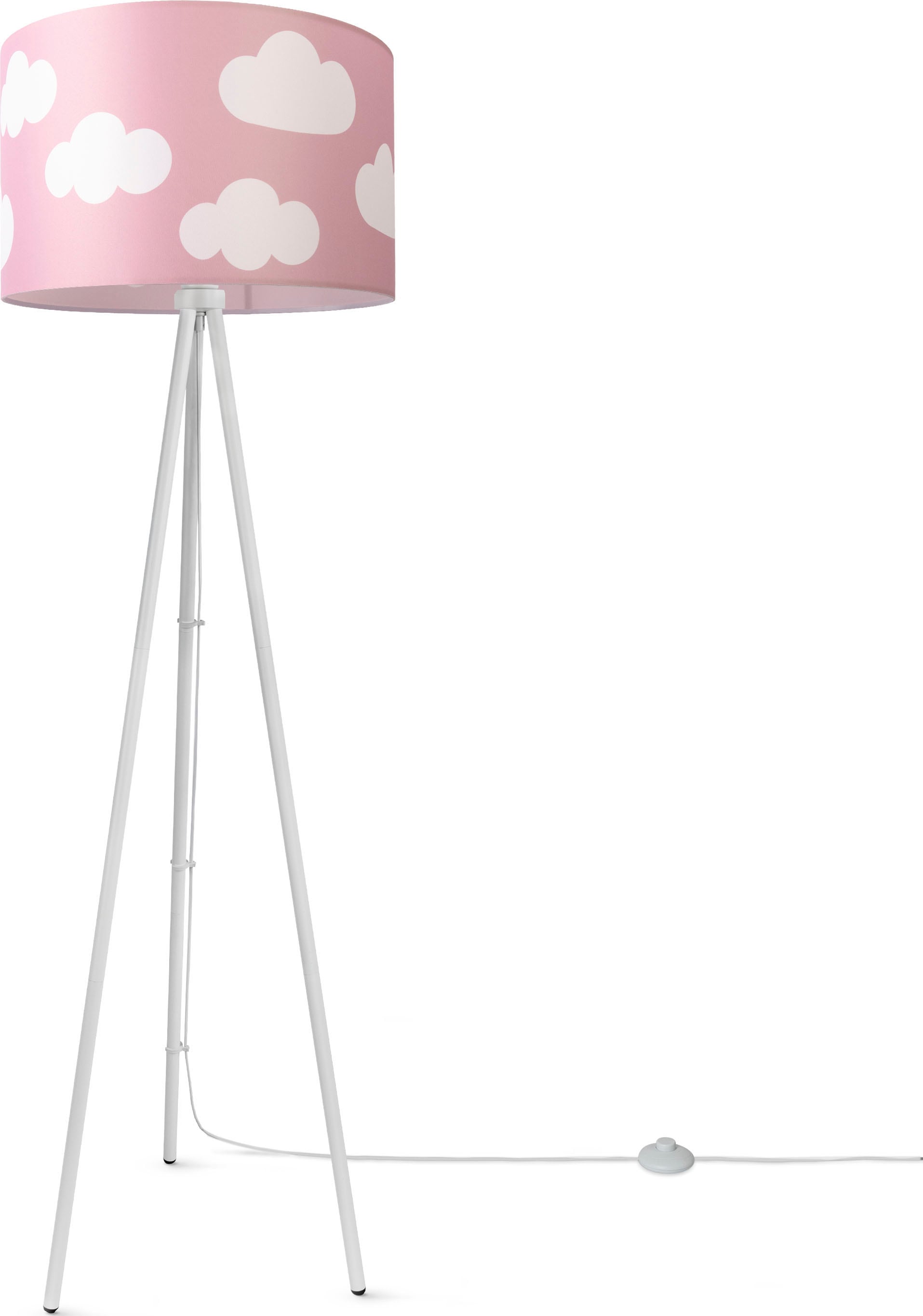 kaufen Lampenschirm Paco Stoff Kinderzimmer Wolken »Trina online bei Spielzimmer Stehlampe Pastell Home Cosmo«, OTTO Stehlampe