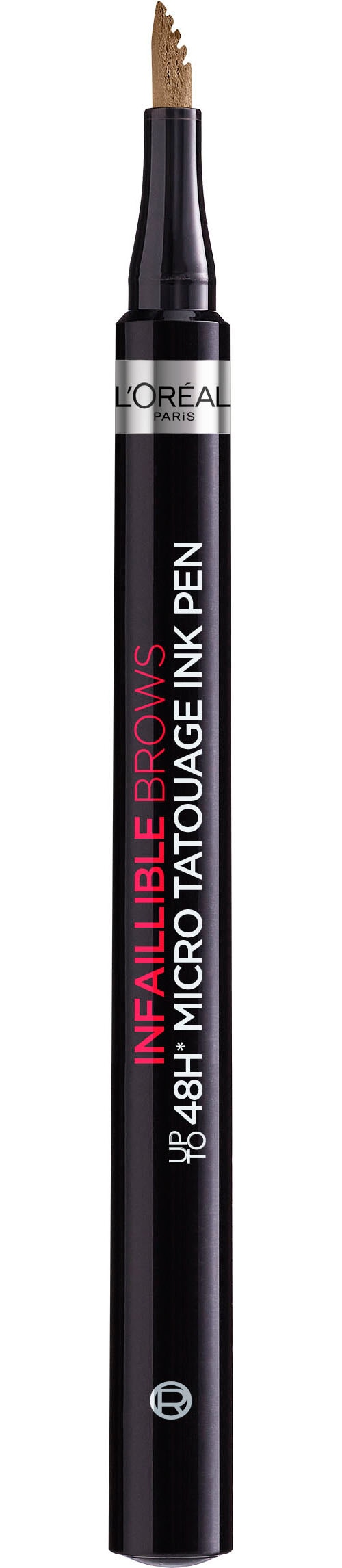 L'ORÉAL PARIS Augenbrauen-Stift »INFAILLIBLE 48H MICRO TATOUAGE INK PEN« mit Dreizack-Spitze