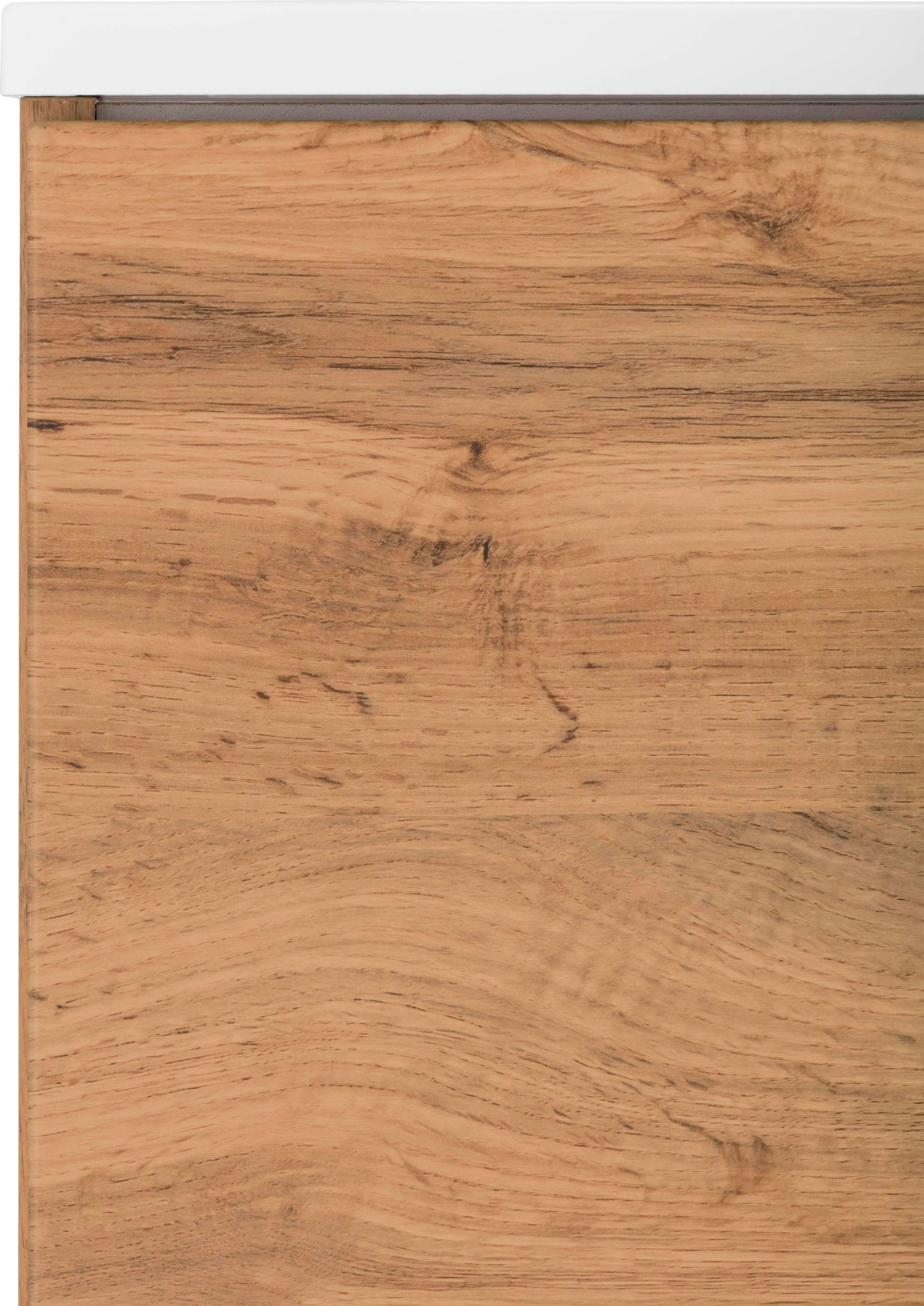 welltime Waschbeckenunterschrank »Soria«, Badmöbel Waschtisch inkl. Waschbecken, Breite 100 cm
