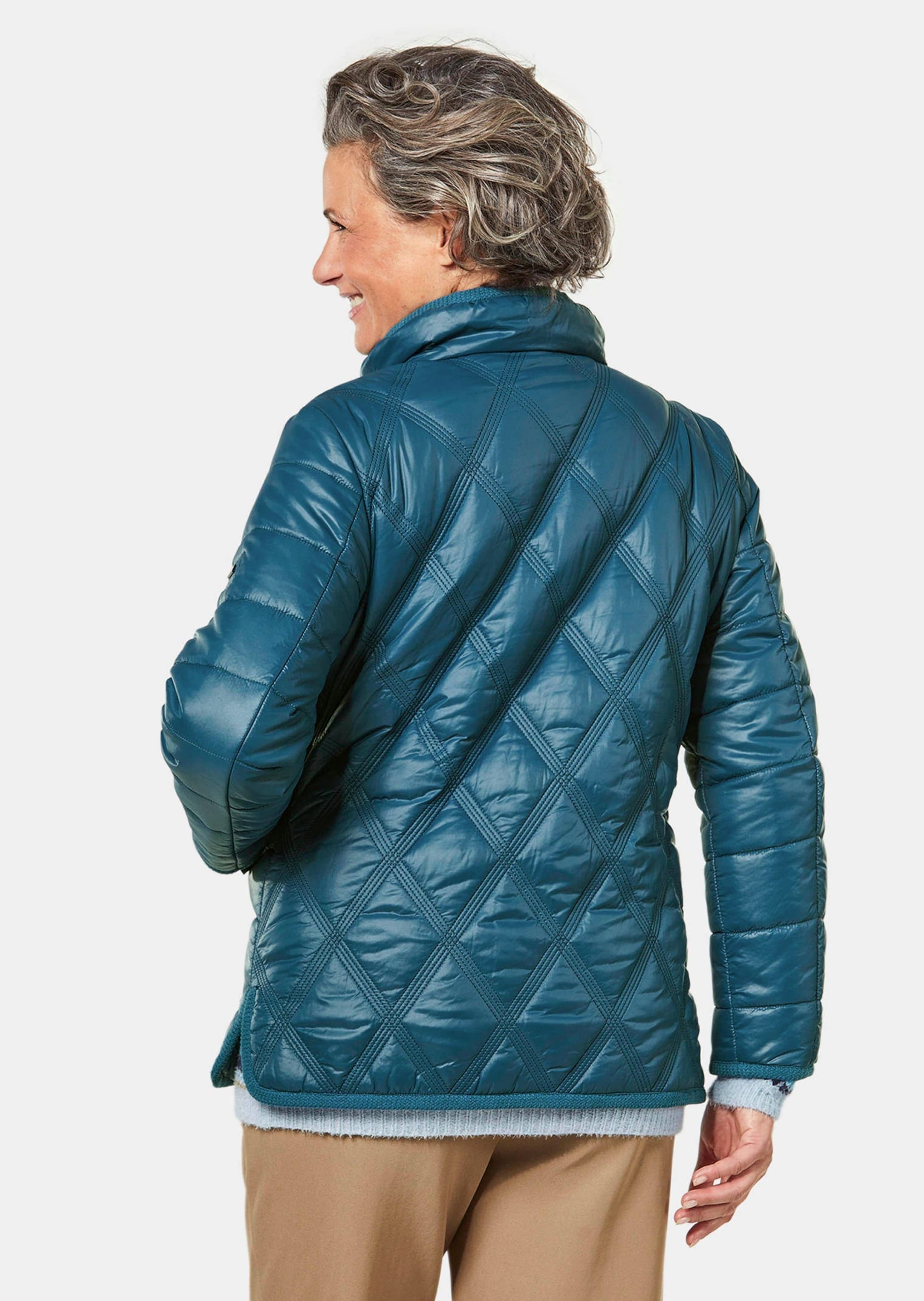 GOLDNER Kurzjacke »Steppjacke mit dekorativen Druckknöpfen«