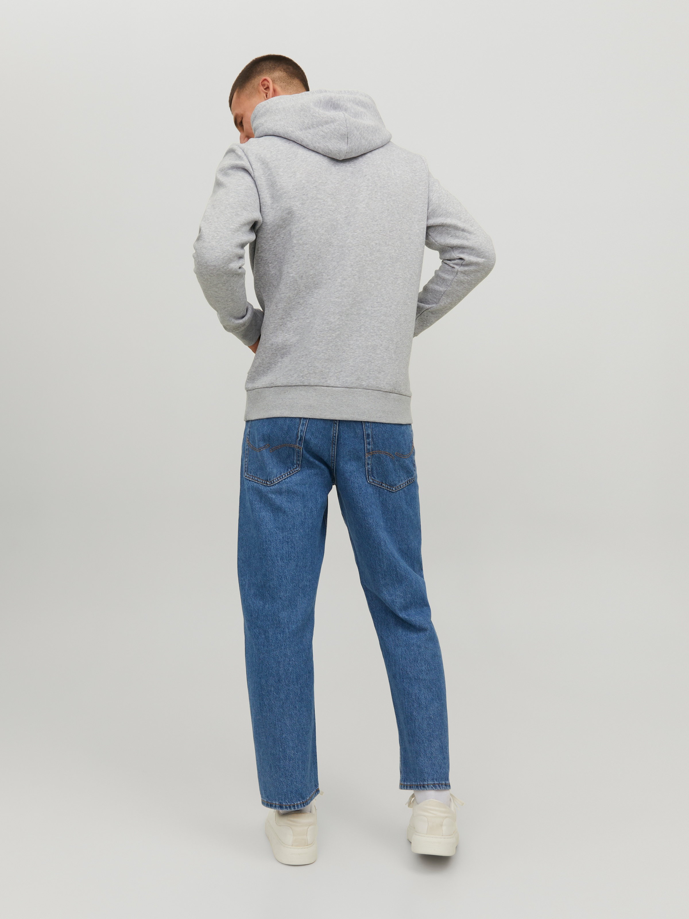 Jack & Jones Kapuzensweatshirt »JJECORP  Kapuze und Frontprint«, bedruckt, modisch, regular fit, Baumwollmischung, Rundhals
