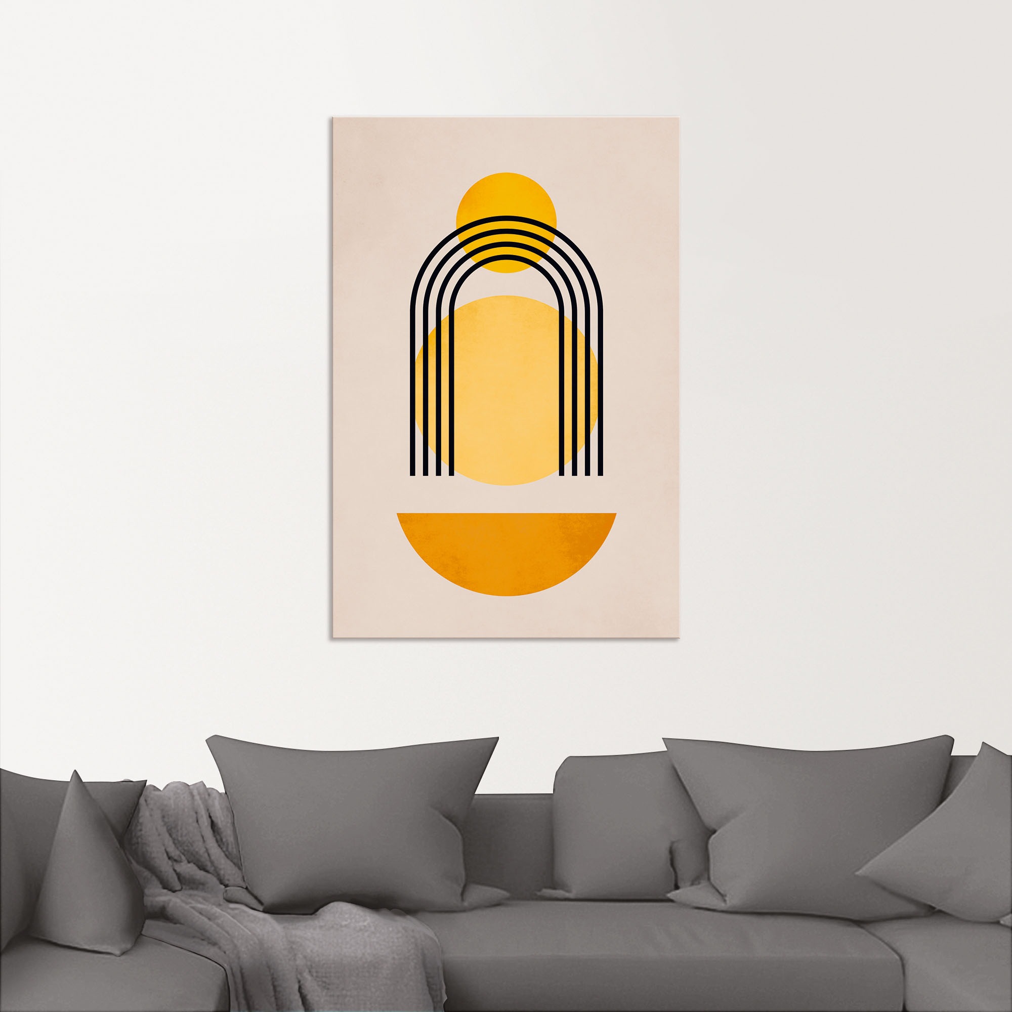 Artland Wandbild »Geometrica Nr. 5«, Muster, (1 St.), als Alubild, Leinwandbild, Poster, Wandaufkleber in verschied. Größen