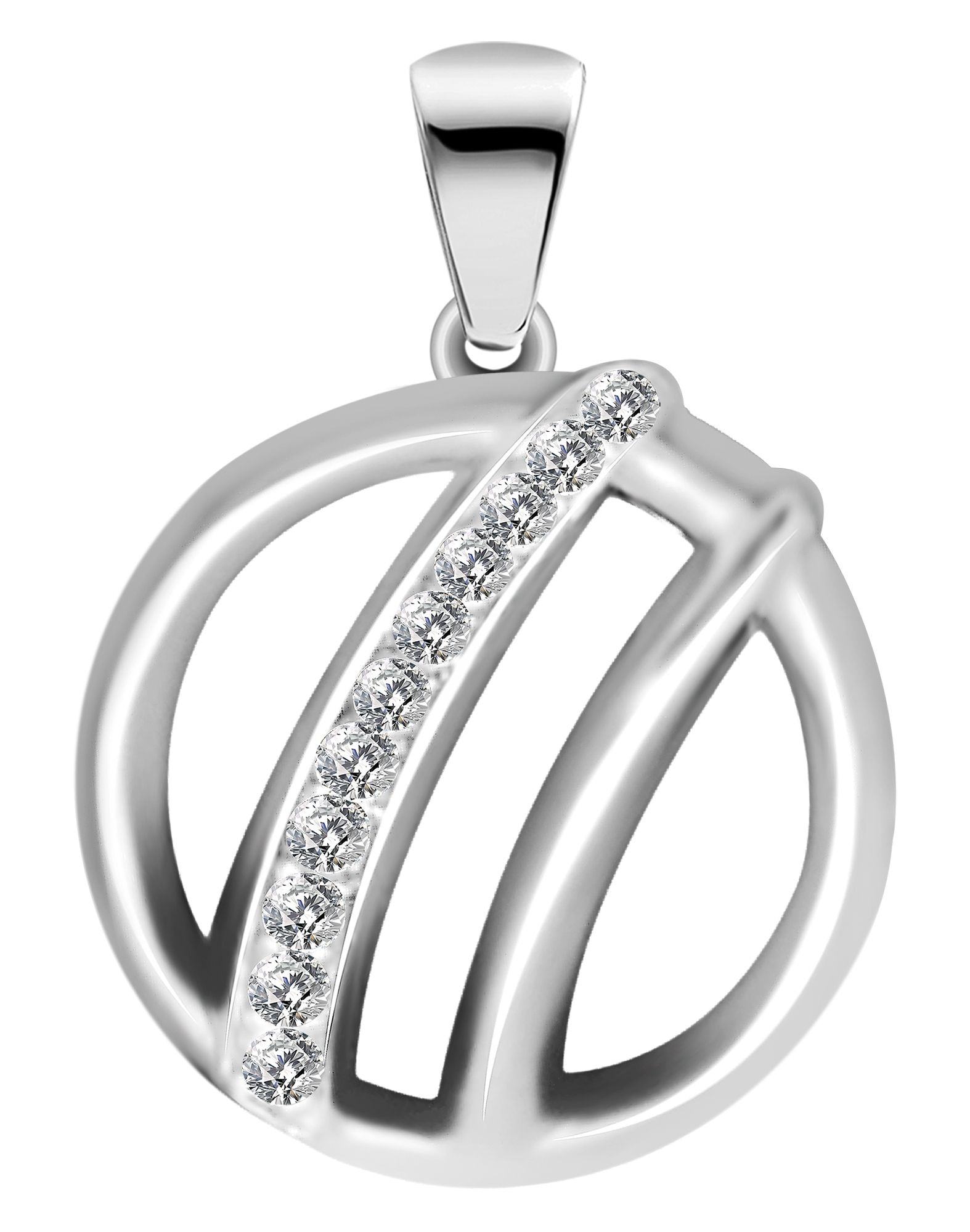 Adelia´s Kettenanhänger »Damen Anhänger aus 925 Silber mit Zirkonia«