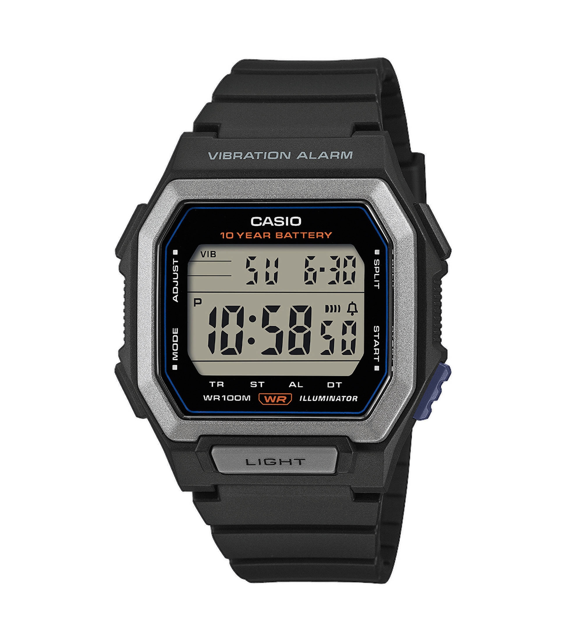 CASIO TIMELESS COLLECTION Chronograph Quarzuhr, Armbanduhr, Herrenuhr, digital, automatischer Kalender