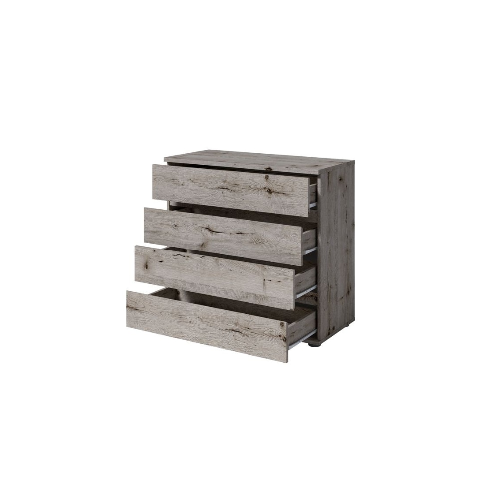 Home affaire Kommode »PRESSAC Sideboard mit 4 Schubladen, Maße B/T/H: 91,5/42/85 cm« Schubladenschrank mit viel Stauraum, in 2 Farben erhältlich