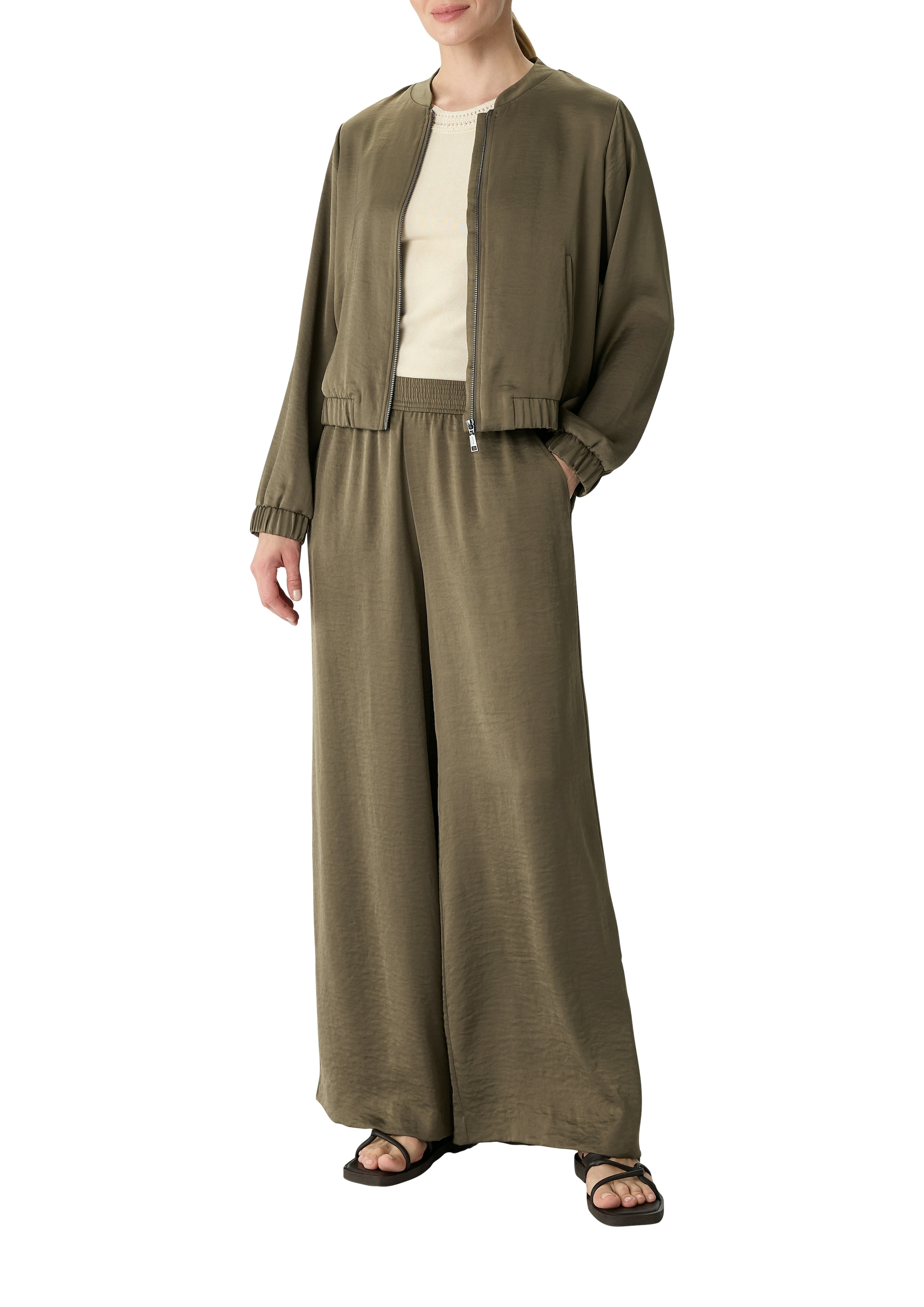 Comma Stoffhose, mit elastischem Bund