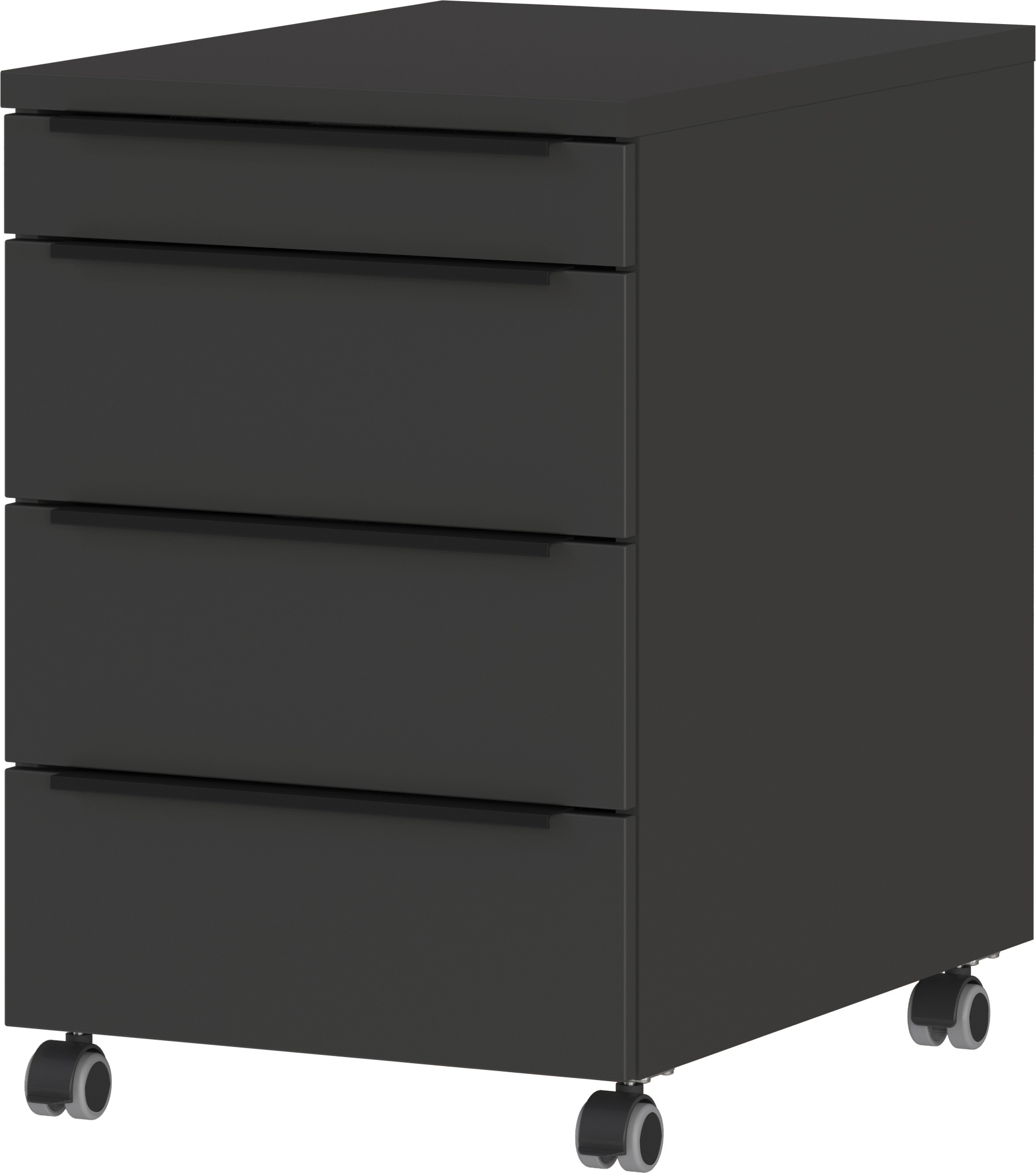 GERMANIA Büromöbel-Set »Mailand«, (4 tlg.), inkl. Schreibtisch, Rollcontainer, Raumteiler und Sideboard