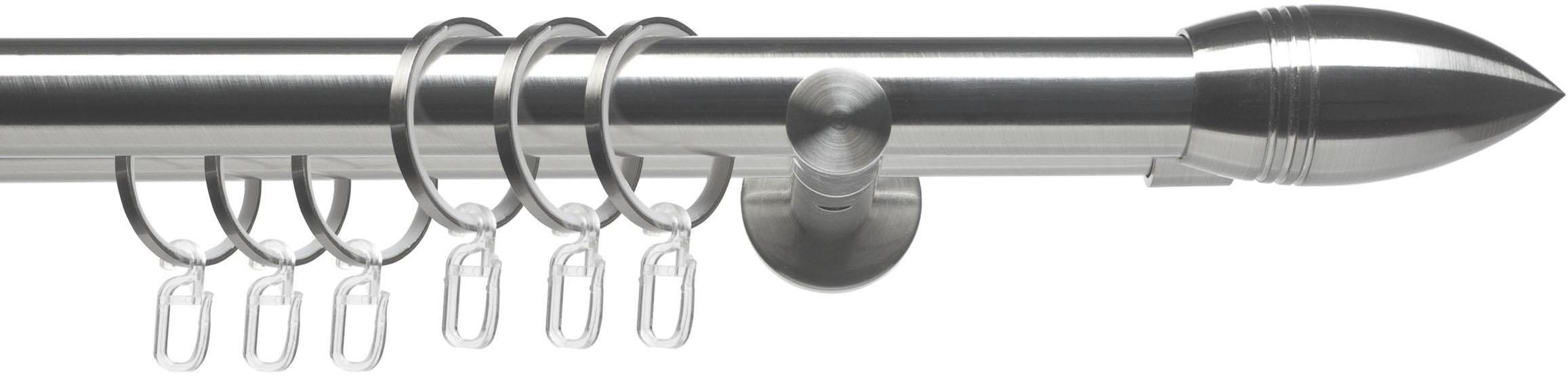 Liedeco Gardinenstange »CELBULLE02SG2L«, 2 läufig-läufig, Fixmaß, 2-läufig im Fixmaß Ø 25/20 mm
