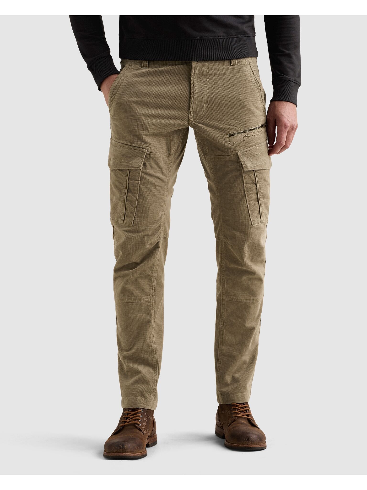 PME LEGEND Cargohose  mit Strukturmuster
