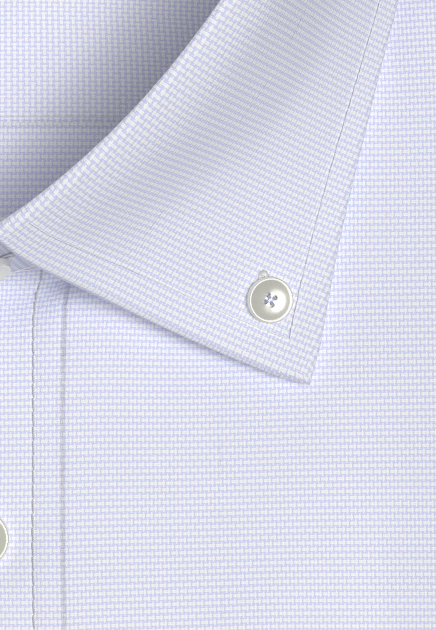 seidensticker Businesshemd »Comfort«, Comfort Kurzarm Button-Down-Kragen Struktur