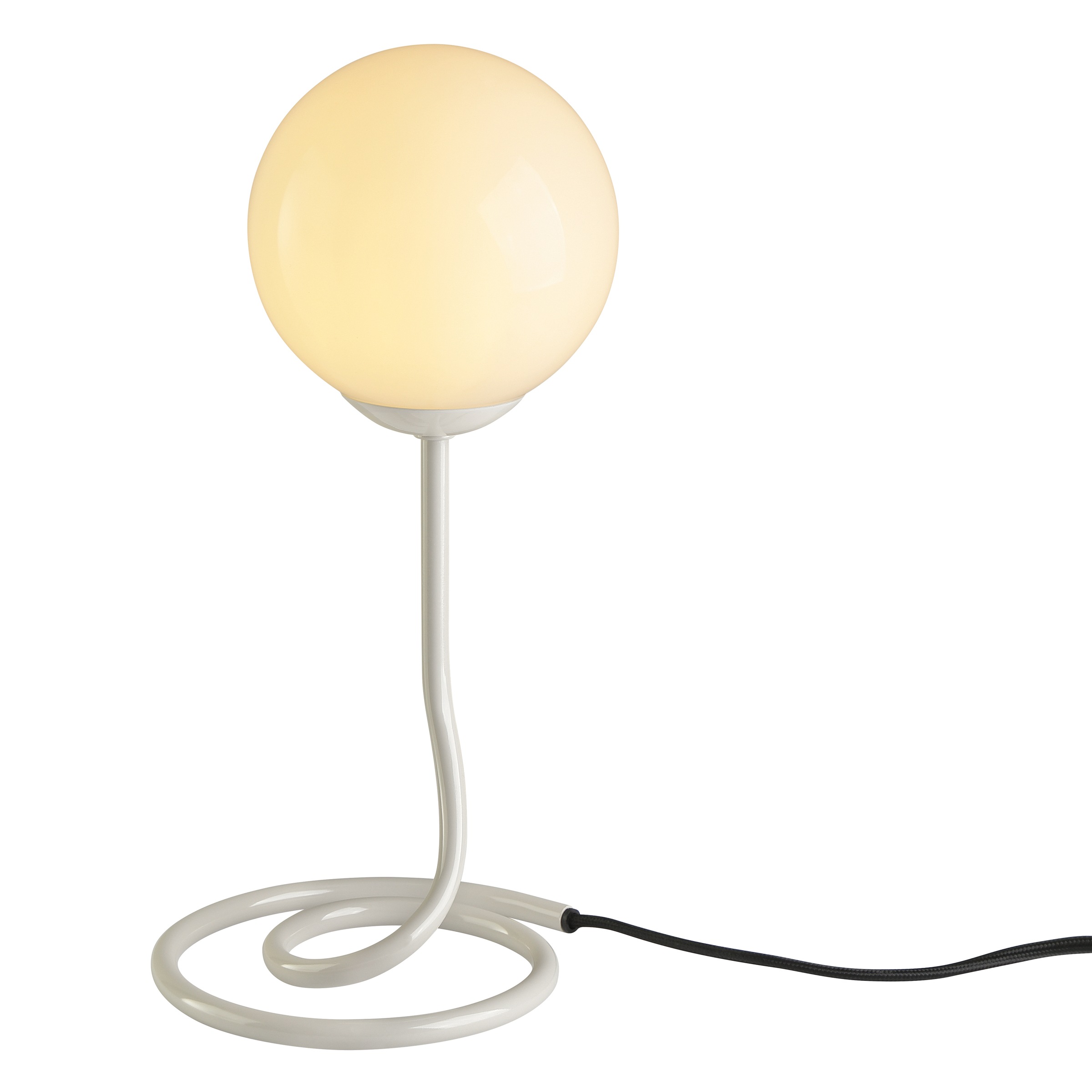 OTTO home Tischleuchte »Orrell«, Leuchtmittel G9 | ohne Leuchtmittel, Ø 12, H: 31,3 cm, Materialmix - Metallfuß mit weißem Glasschirm