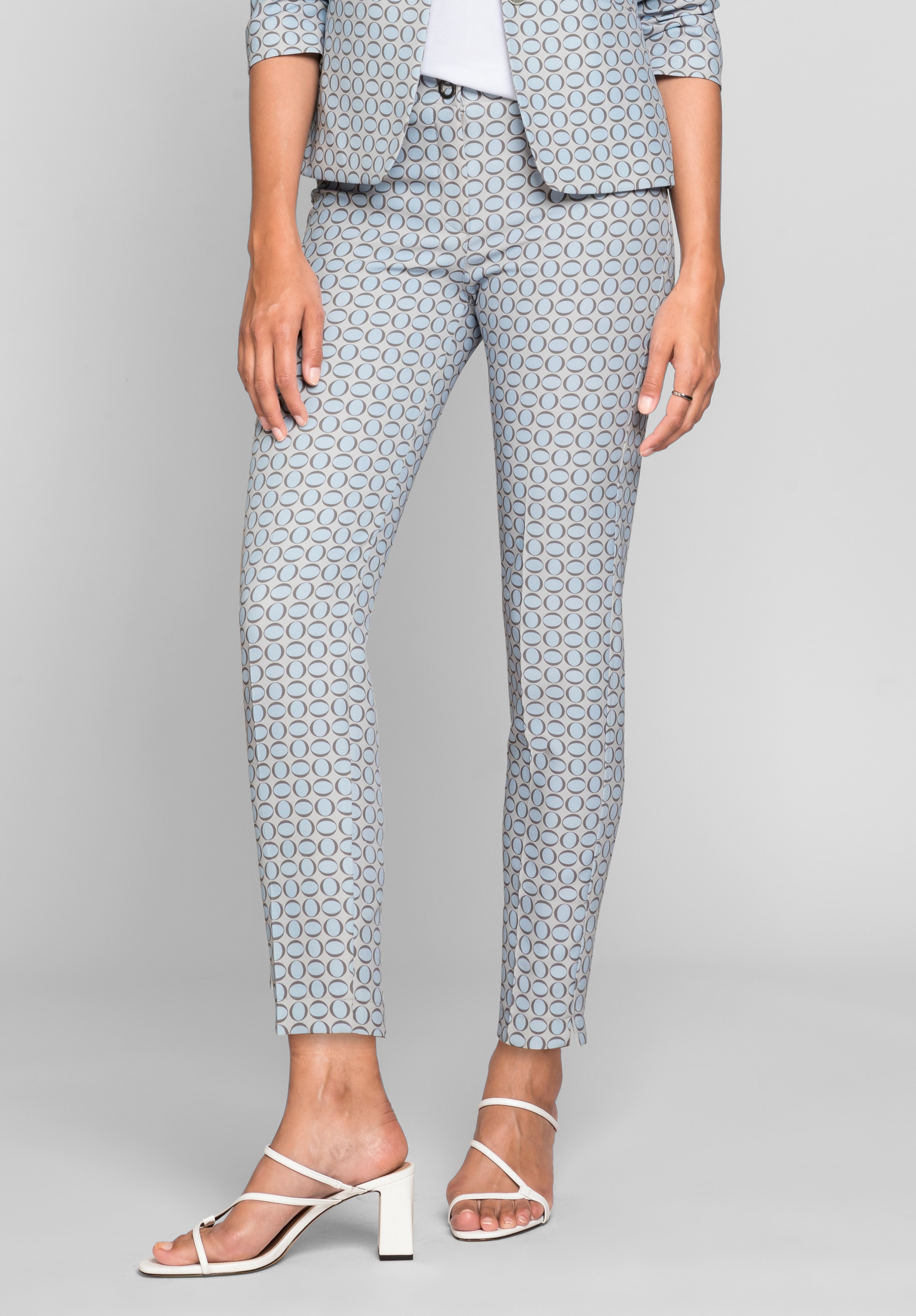 bianca Stretch-Hose »SIENA«, im stilvollem Minimal-Print