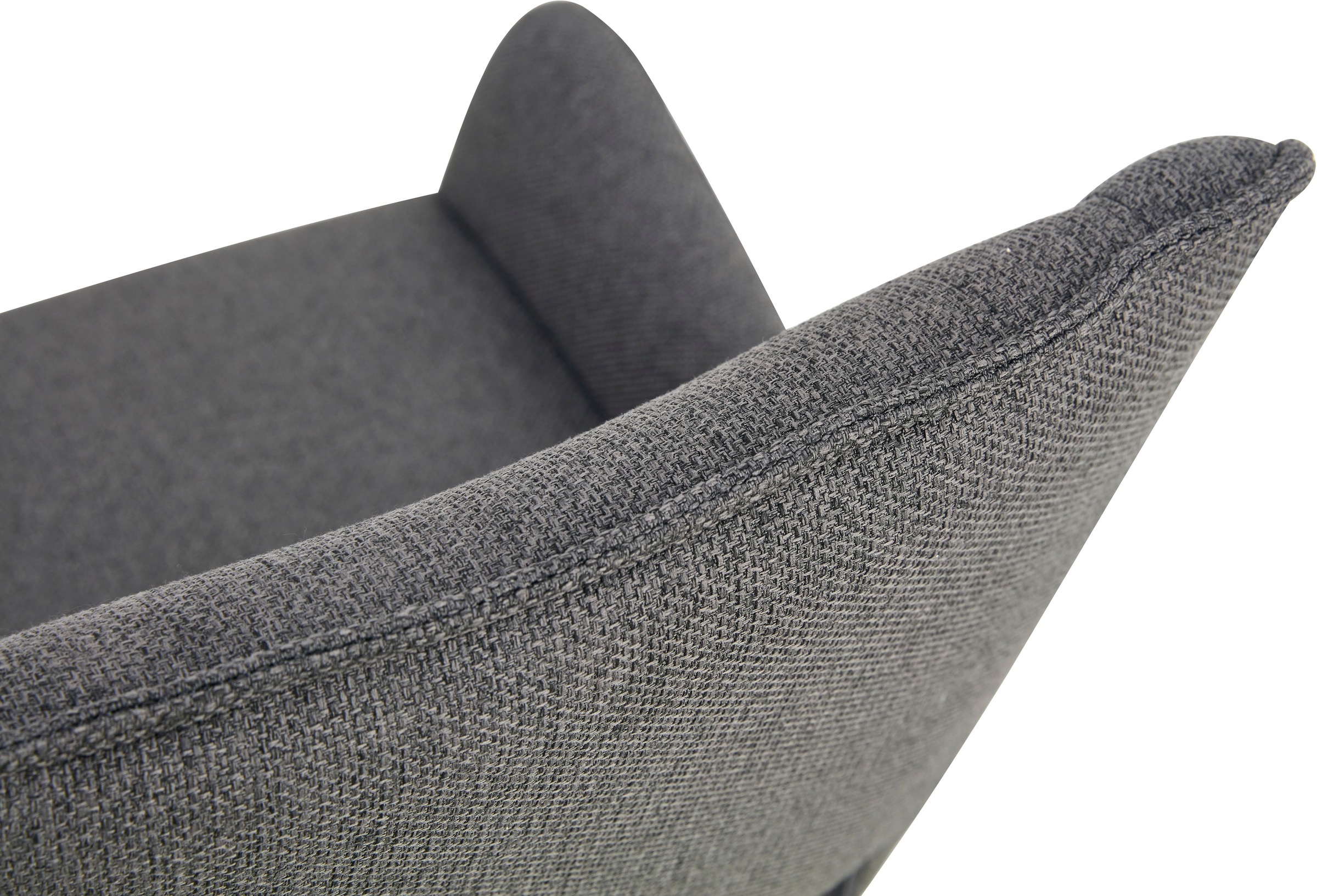 Home affaire Esszimmerstuhl »BRANDON, 2er Set, mit Metallgestell in matt schwarz« (Set) 2 Stk.in verschiedenen Farben, Belsatbarkeit pro Stuhl 120 kg, 360° drehbar