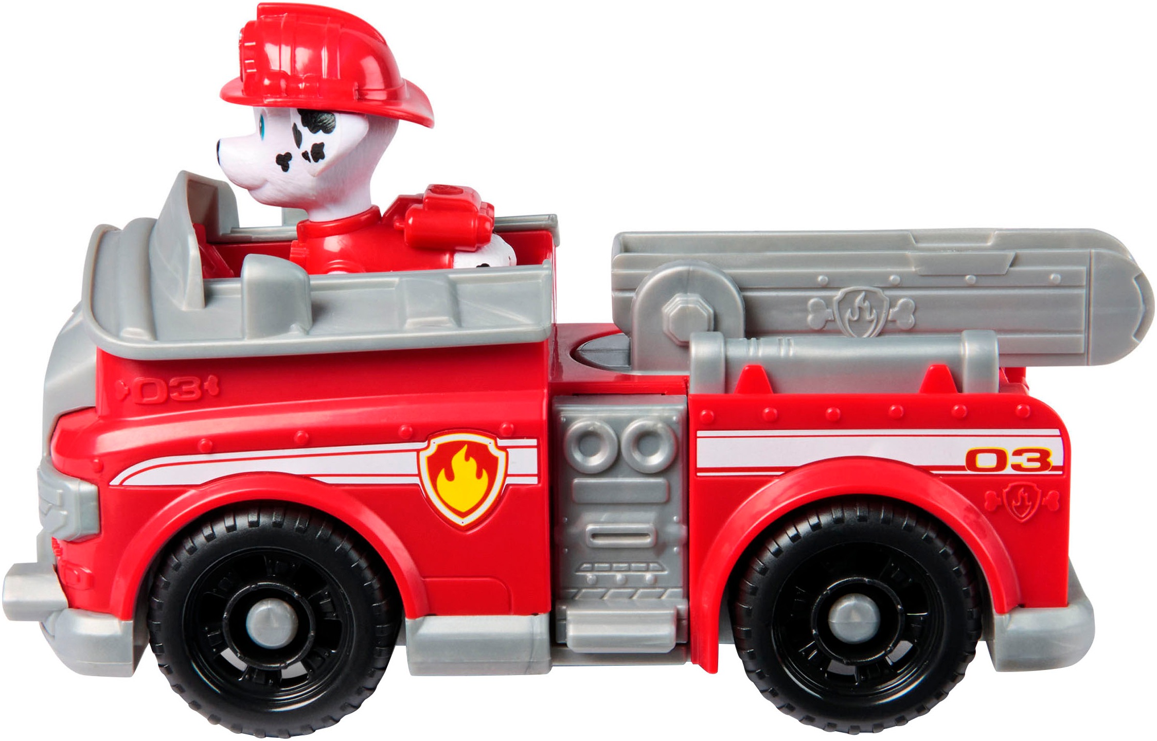 Spin Master Spielzeug-Auto »PAW Patrol, Sust. Basic Vehicle Marshall«, zum Teil aus recycelten Material