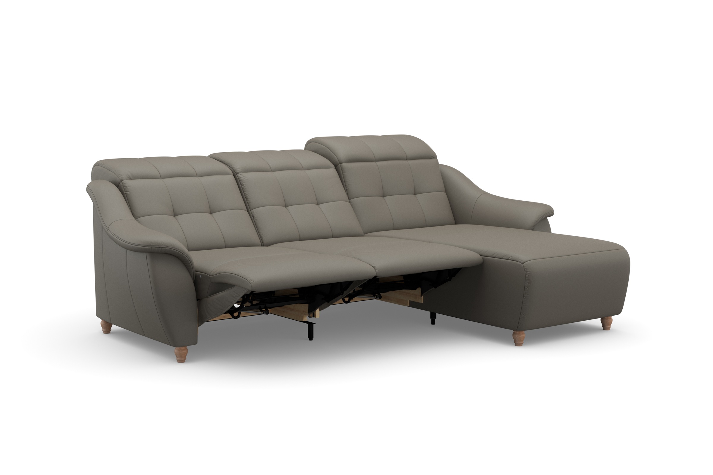 Home affaire Ecksofa »Boston L-Form«, (2 St.), Kopfteilverstellung an jeder Sitzfläche, wahlweise Relaxfunktion