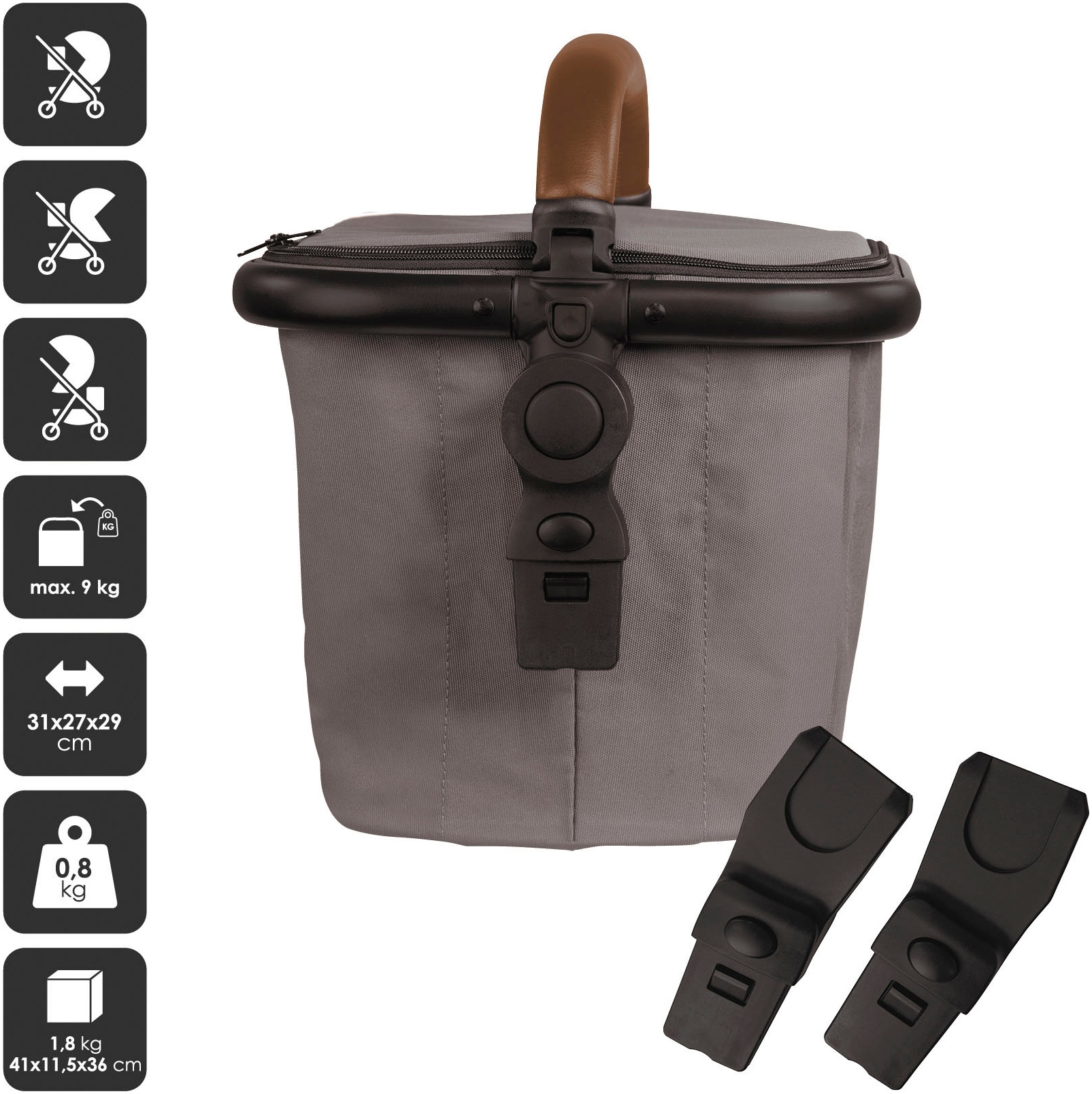 BabyGo Kinderwagen-Tasche »Duo« nur passend für BabyGO Kinderwagen DUO