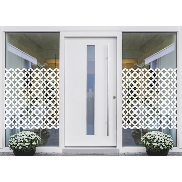 MySpotti Fensterfolie »Look Chadi white«, halbtransparent, glattstatisch  haftend, 90 x 100 cm, statisch haftend kaufen bei OTTO