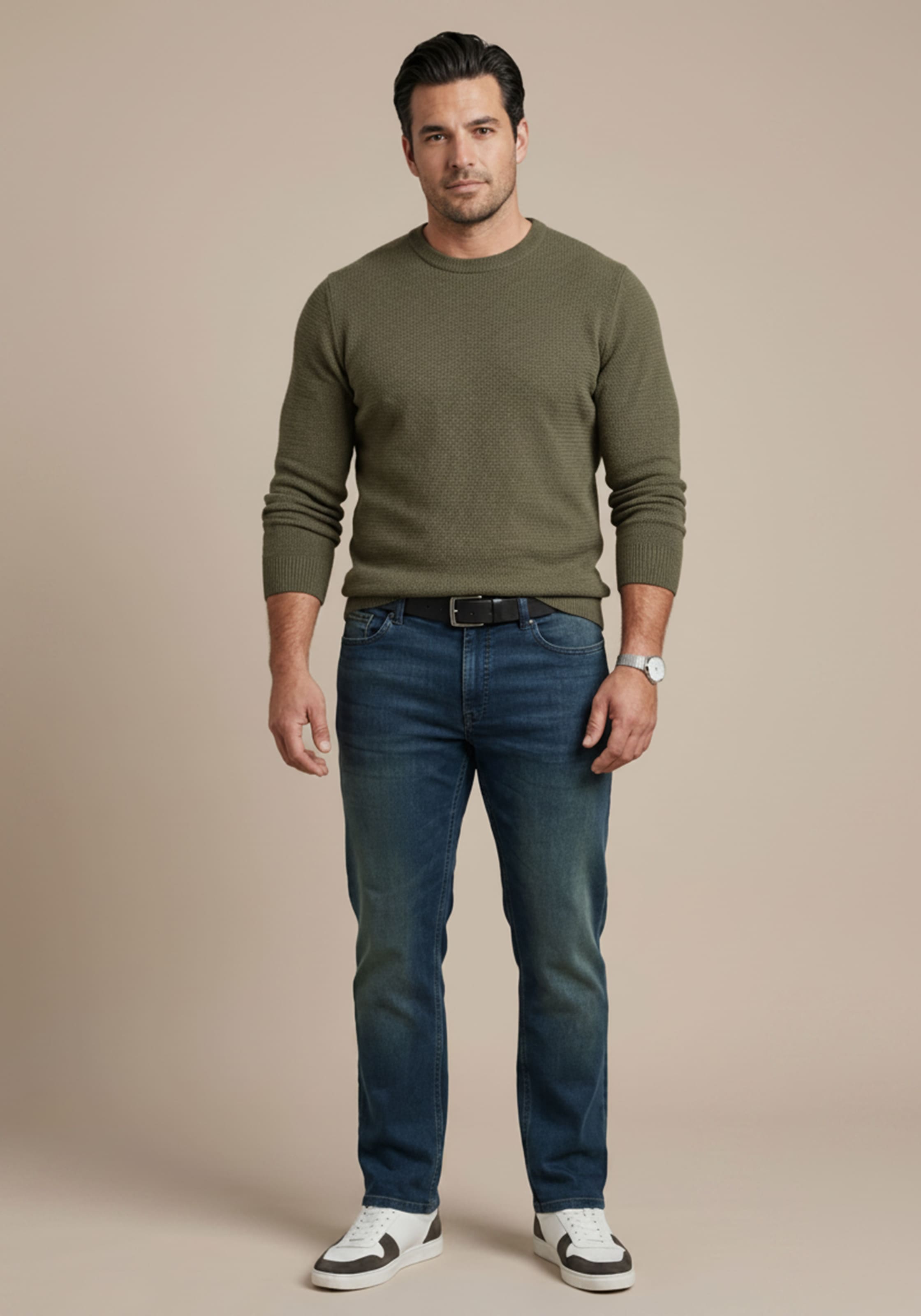 Man's World Plus Jogg Pants »Große Größen, comfort fit« Comfort Fit, gerade Beinform, mit Knopf- und Reißverschluss