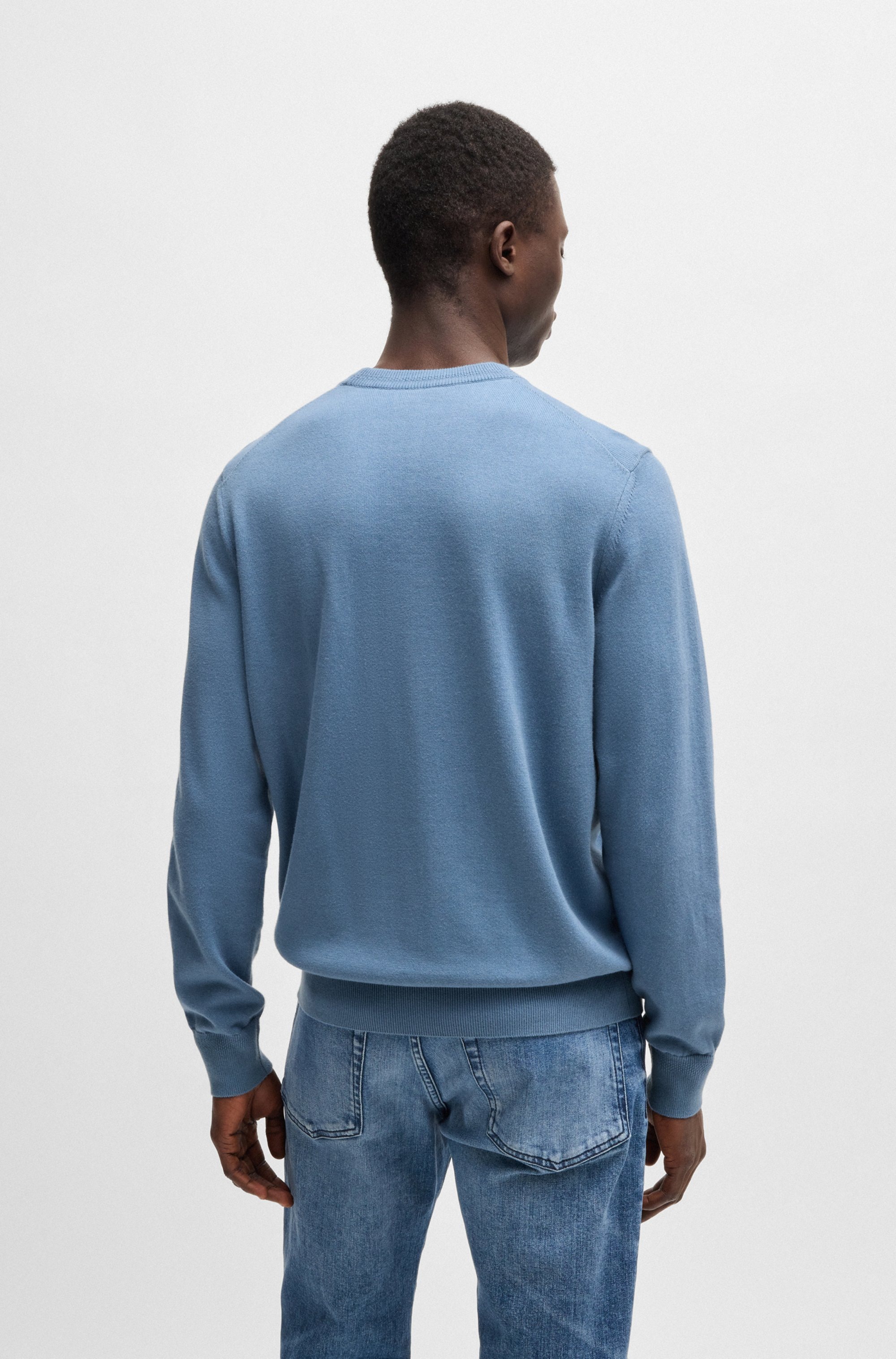 BOSS ORANGE Strickpullover »Kanovano«, mit Rundhalsausschnitt