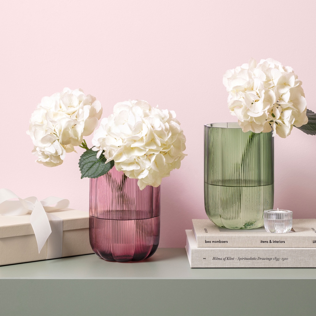 Villeroy & Boch Dekovase »Vase Fleur 22,5 cm pink« Spülmaschinenfest