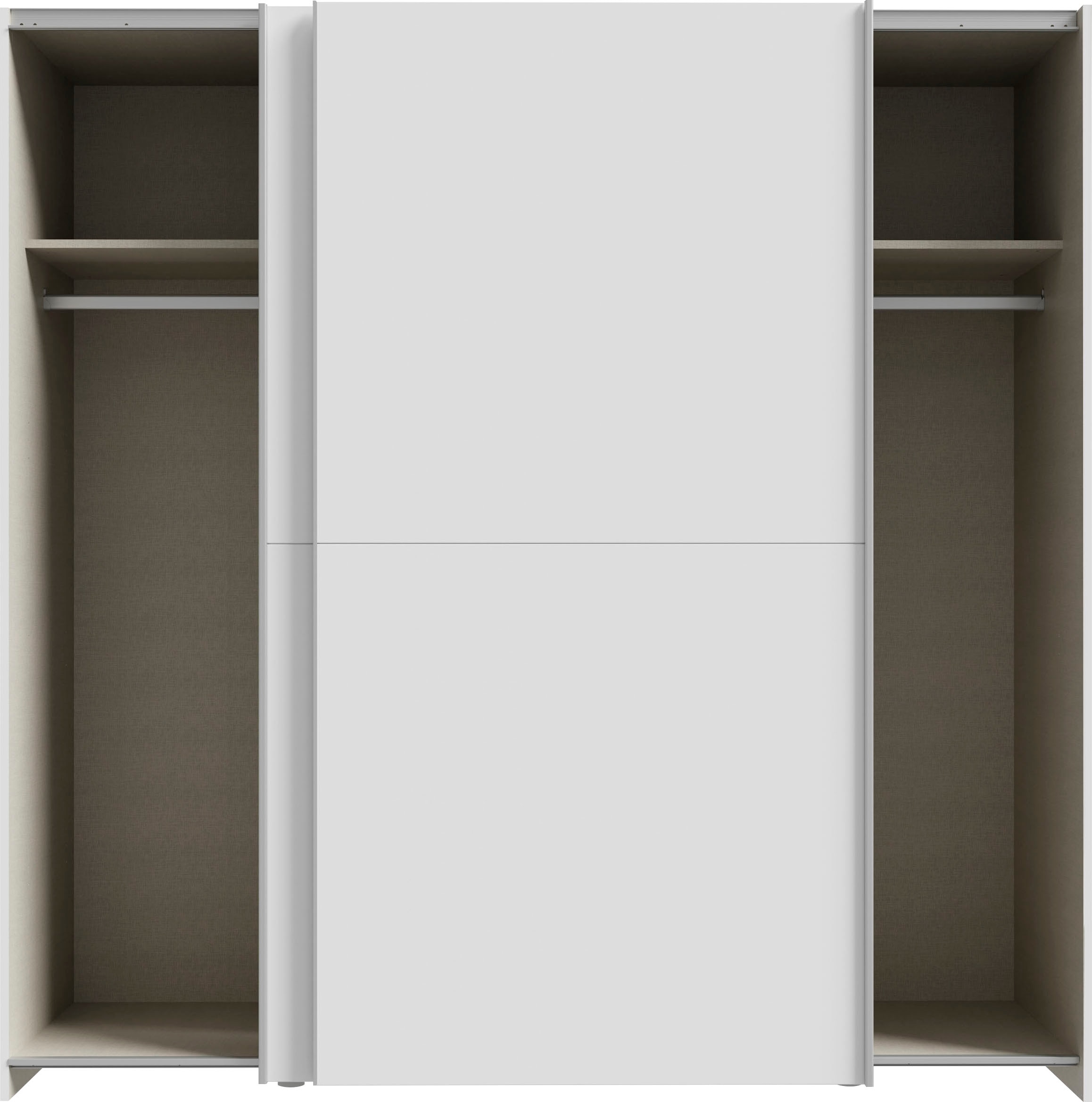 Home affaire Schwebetürenschrank »2 Schiebetüren, Made in Europe, stabil und zeitlos«, (5 Breiten: 120 -200cm, Höhe ca. 190cm), in verschiedenen Farben und Breiten