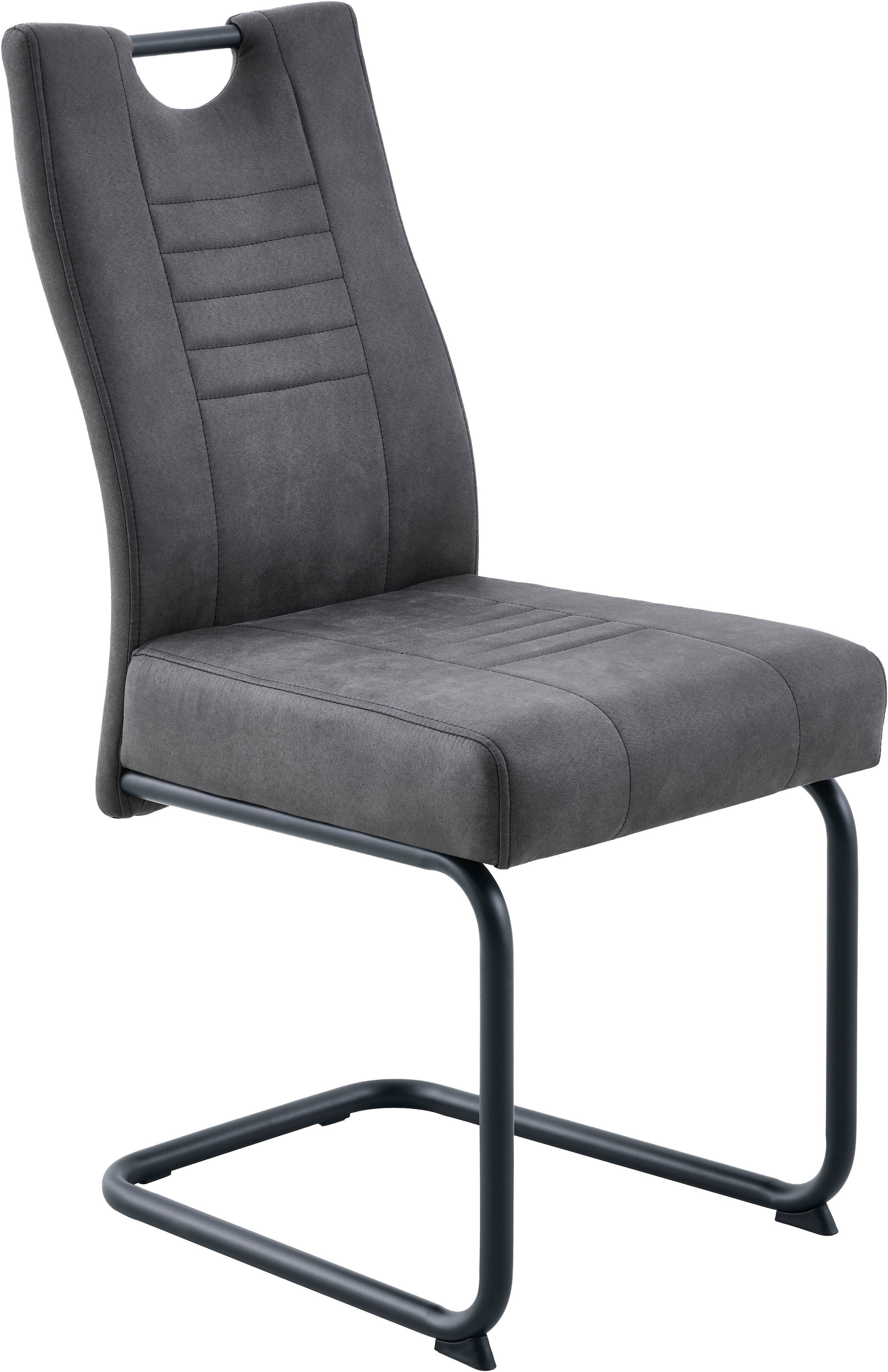 OTTO home »"Altona", Esstisch ausziehbar plus 6 Stühle, TOPSELLER!« Esstisch ausziehbar 140 - 180 cm, 6 Freischwinger, 7 tlg. tlg. Säulentisch 140-180x90 cm, Stuhl mit Federkorb, 140 kg belastbar