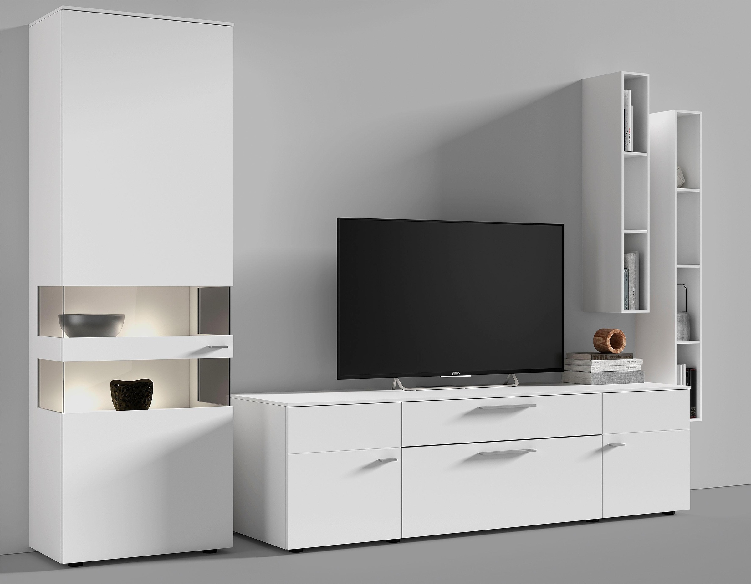 GWINNER Wohnwand »ANZIO AI05«, (Set, 4 St.), wahlweise mit Beleuchtung und... kaufen