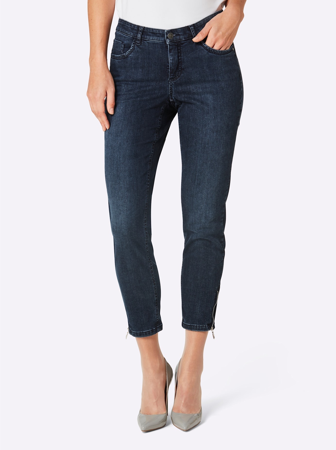 CREATION L PREMIUM 5-Pocket-Jeans, (1 tlg.)