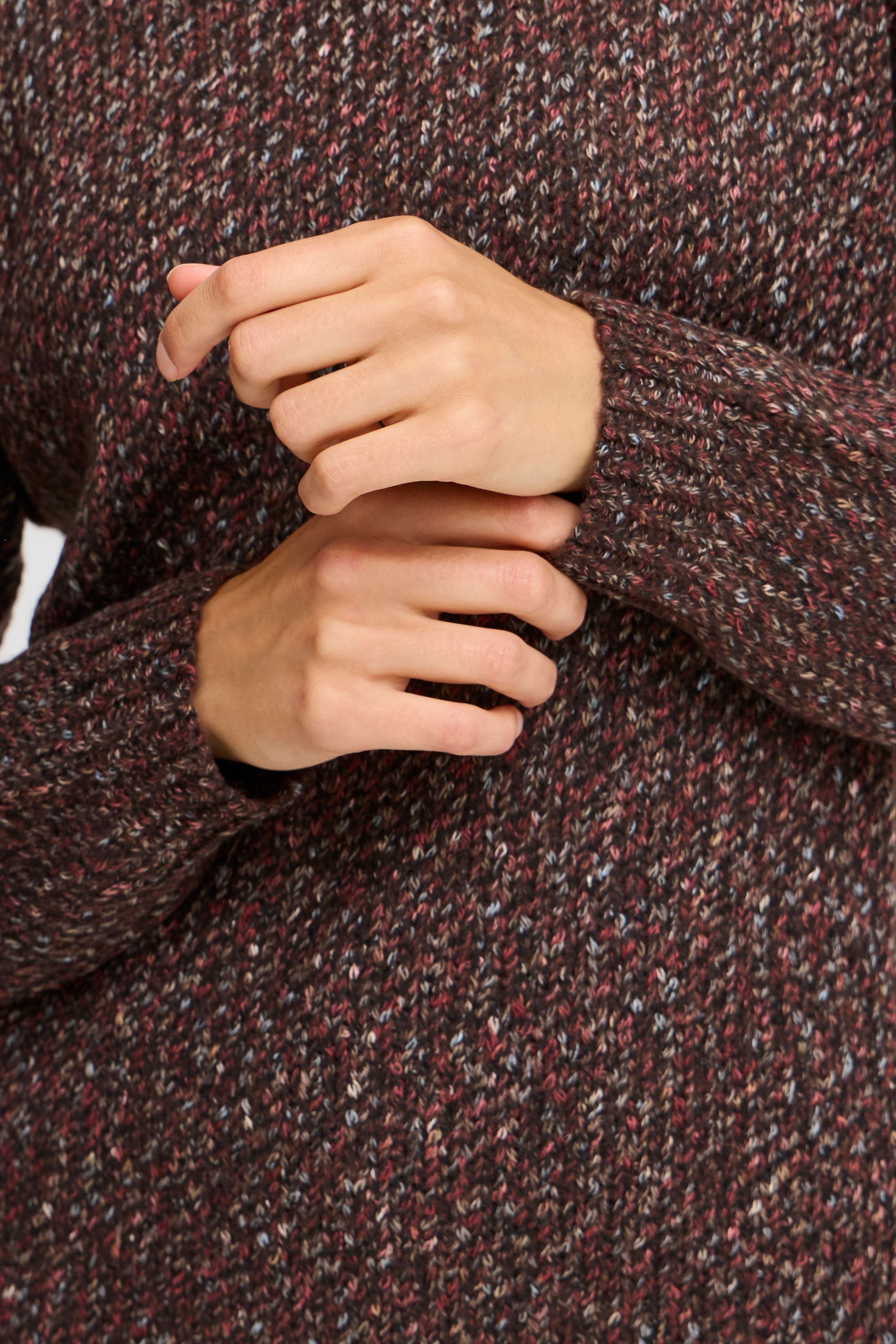 fransa Strickfleece-Pullover »Strickpullover FRSpotta«
