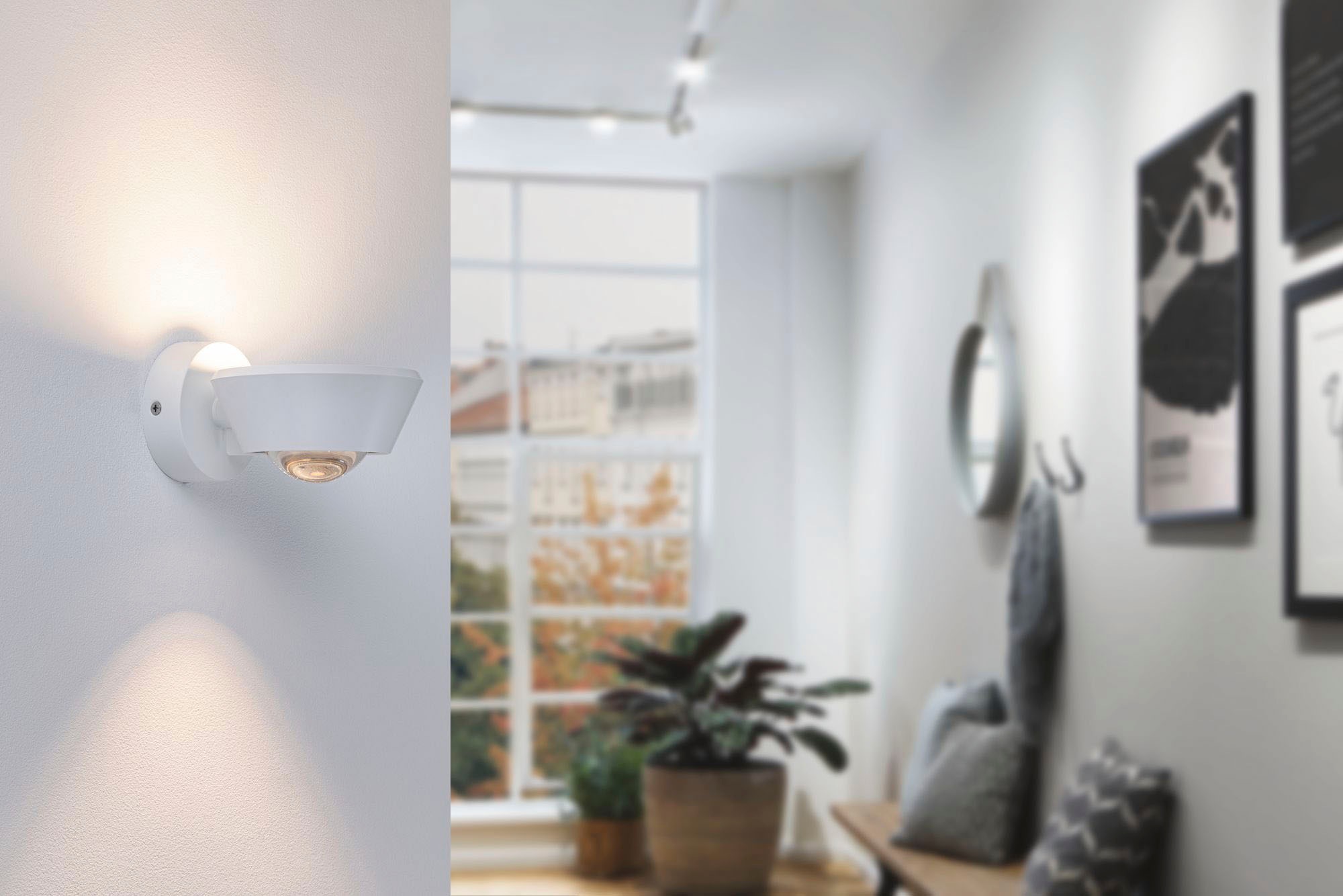 Paulmann LED Wandleuchte »Sabik«, 1 flammig, Leuchtmittel LED-Modul | LED fest integriert, Sabik IP44 9 / 1x4W, LED-Modul