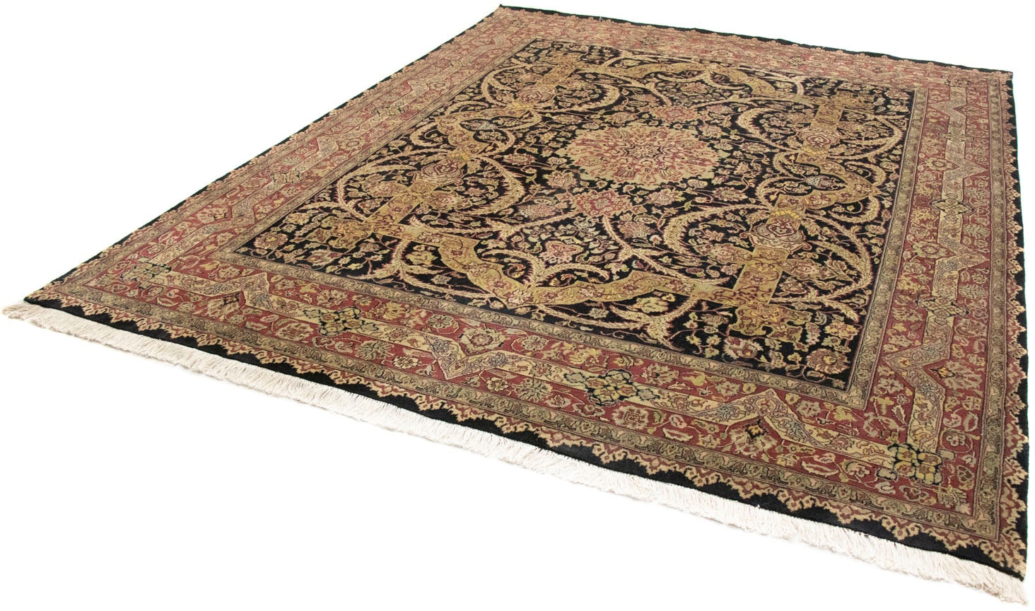 morgenland Wollteppich »Hochflor Teppich Sarai«, rechteckig, 10 mm Höhe