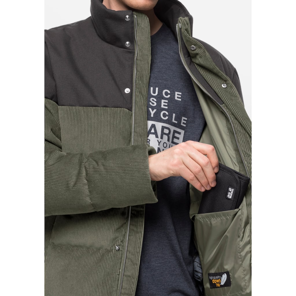 Jack Wolfskin Daunenjacke »NATURE CORDUROY JACKET M«