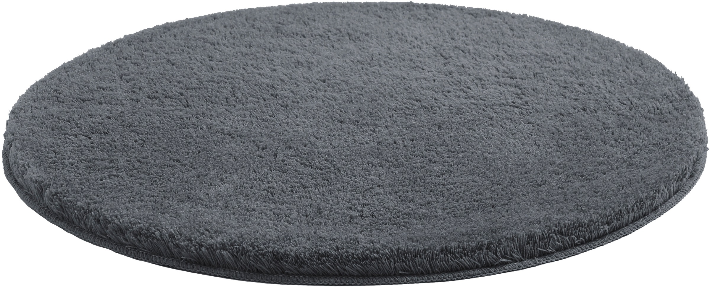 my home Badematte »Merida, Badvorleger, Badezimmer Teppich«, rutschhemmend beschichtet, fußbodenheizungsgeeignet-schnell trocknend-strapazierfähig, Badteppich, Uni Farben, rechteckig, rund & als 2-tlg. Set erhältlich