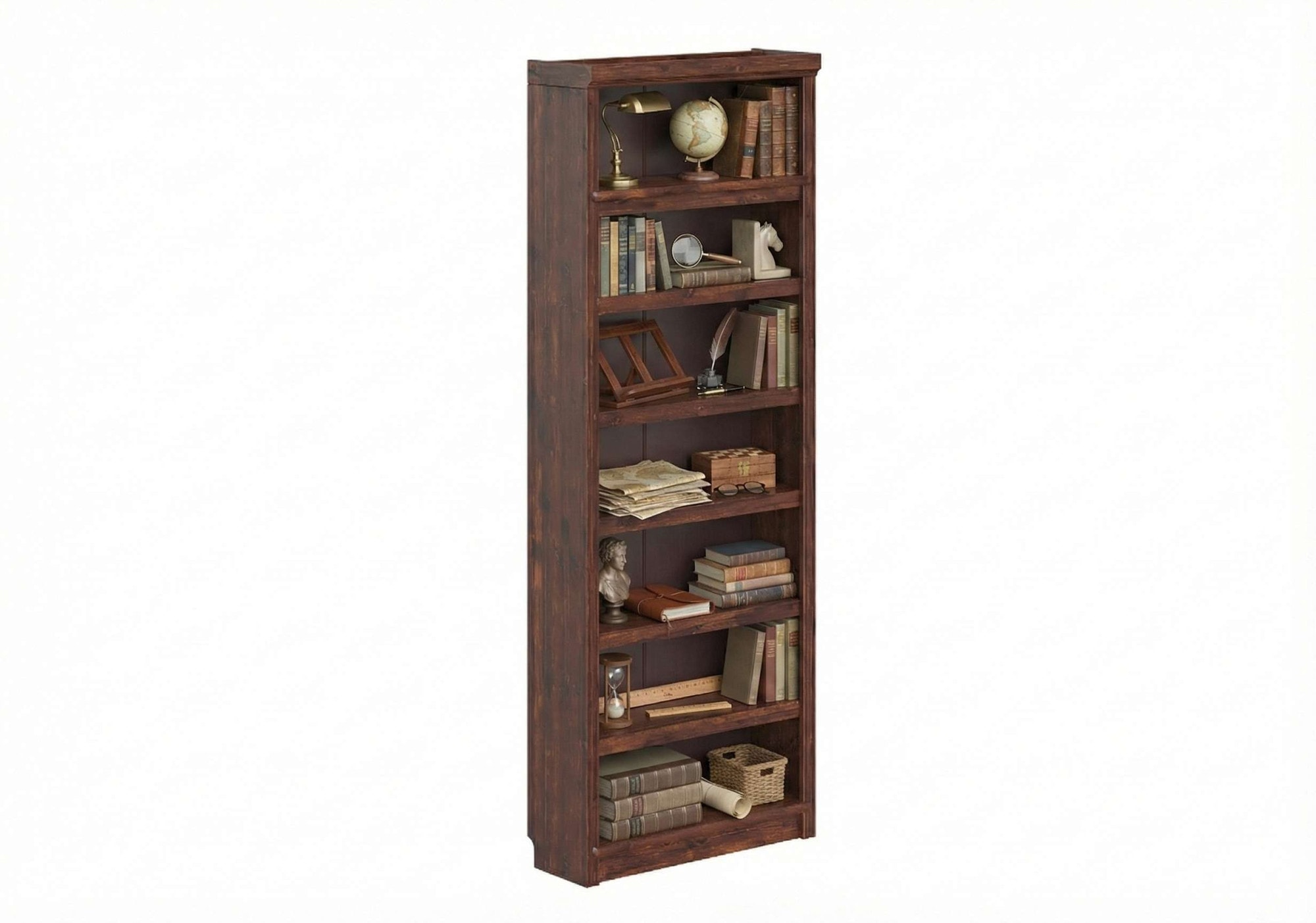 OTTO home Bücherregal »Soeren Regal B/T/H: 80/29/220 cm« 7 offene Fächer, massive Kiefer, FSC®-zertifiziert