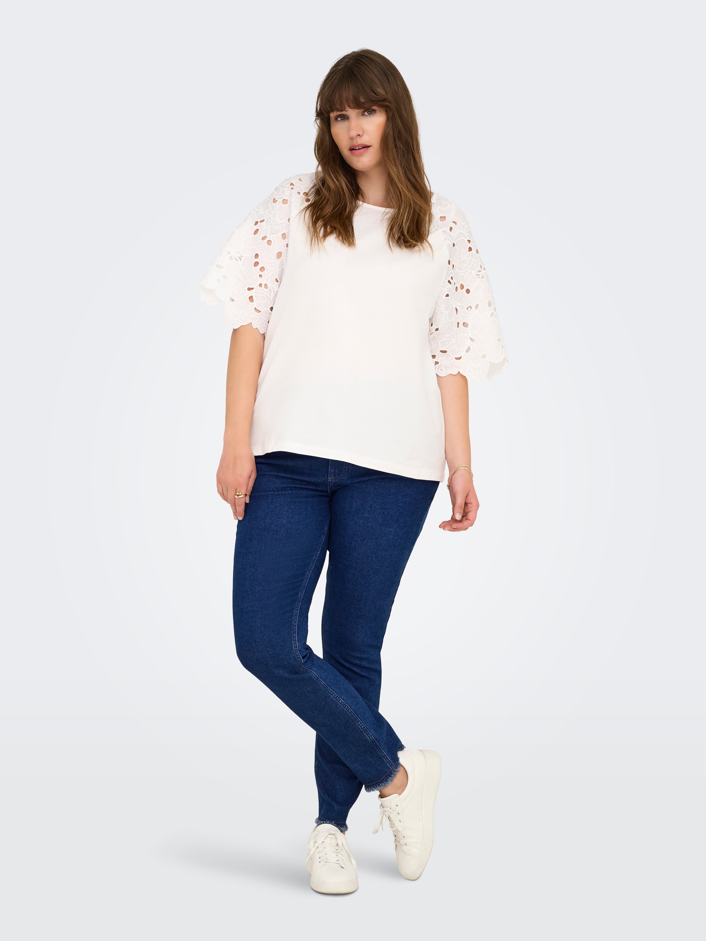 ONLY CARMAKOMA Skinny-fit-Jeans »CARHUSH MID SKINNY ANK RW DNM AKM187«