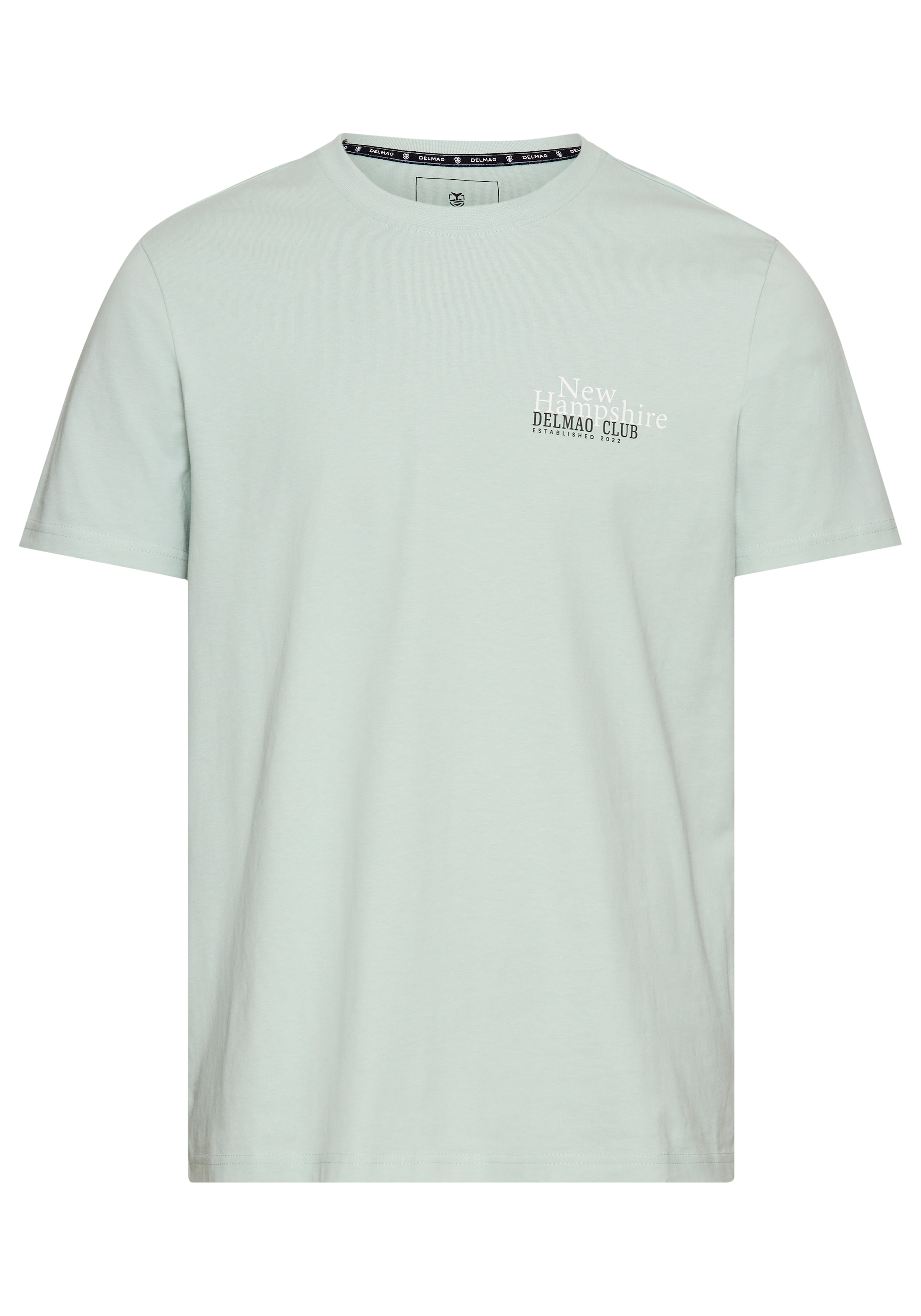 DELMAO T-Shirt, mit dezentem Logo-Schriftzug im Club-Design