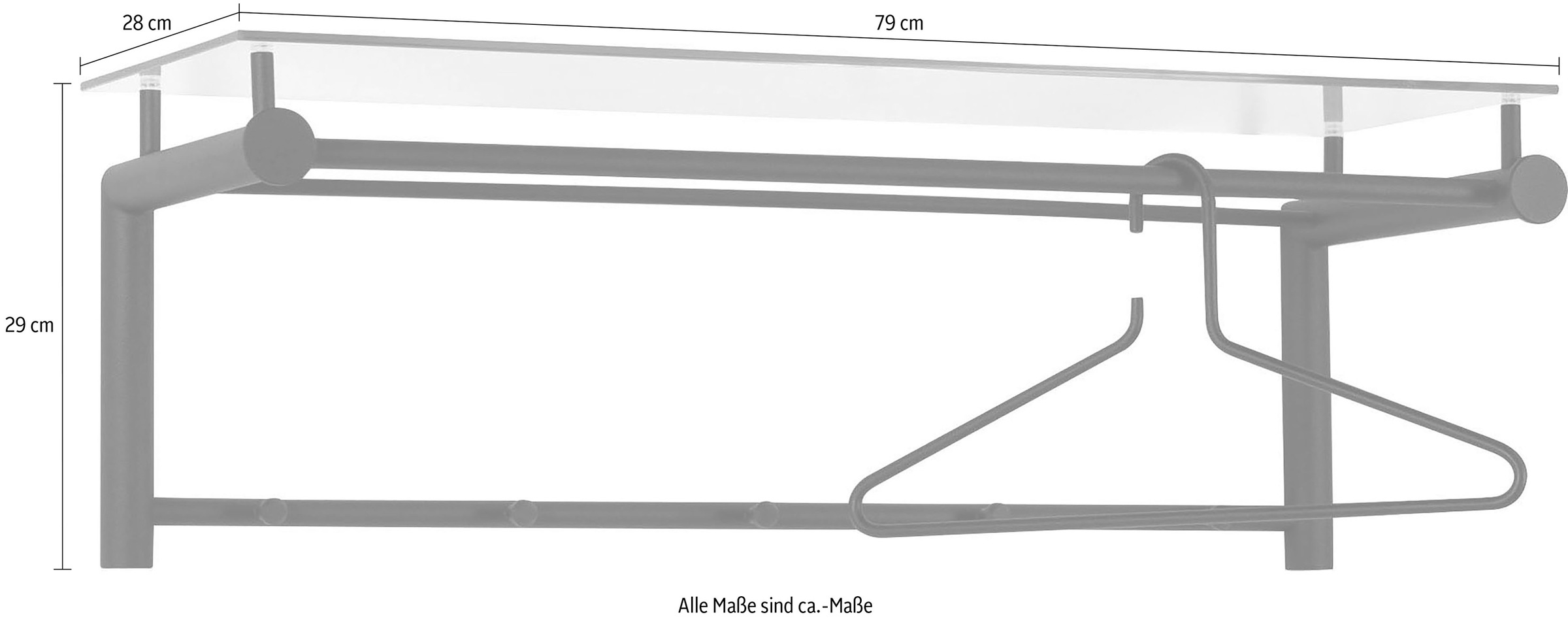 Spinder Design Garderobenhalter »Suza«, Breite 79 cm