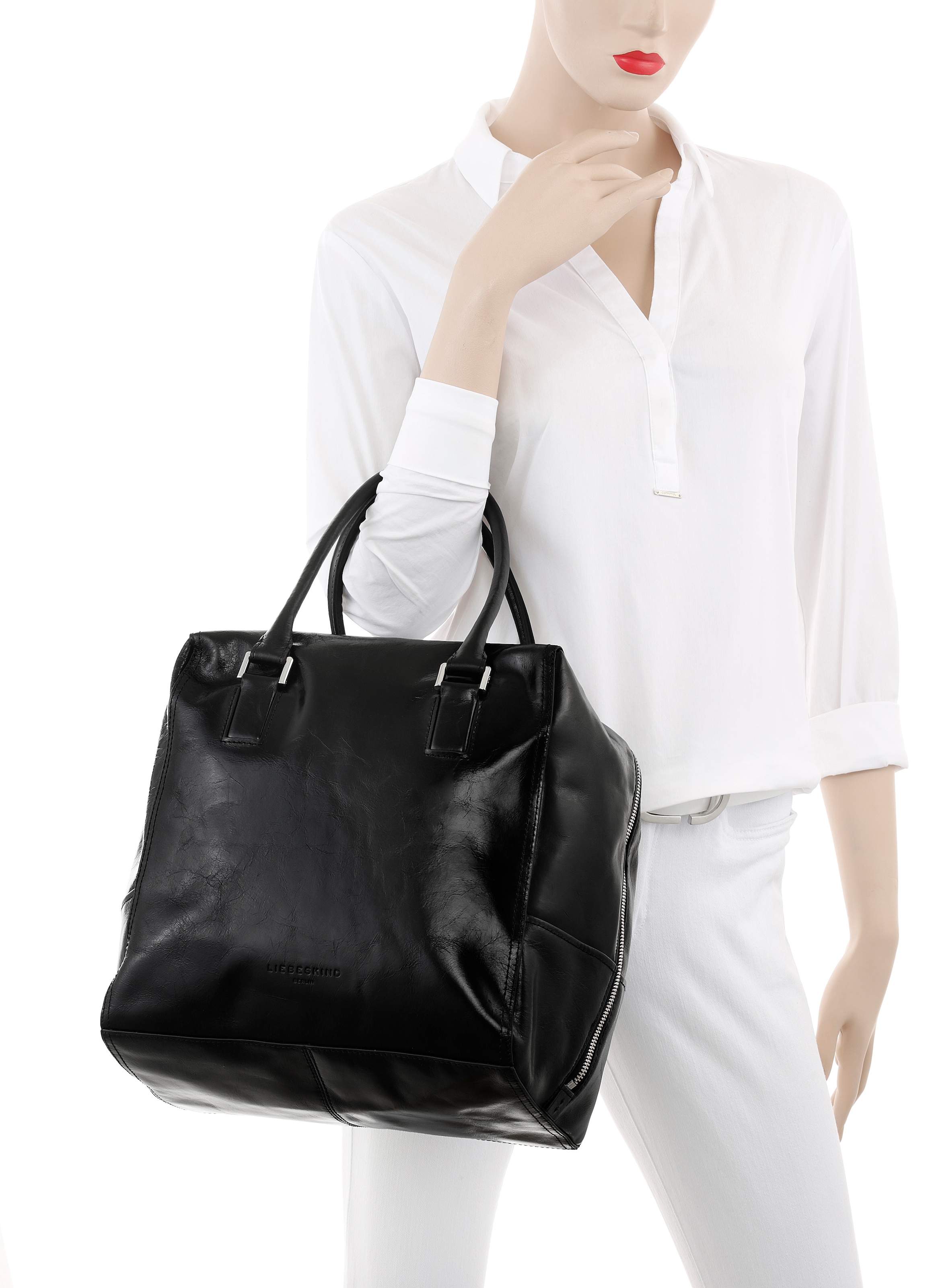 Liebeskind Berlin Henkeltasche »Satchel M KAYLA ARCHIVE LACK DISTRESSED«