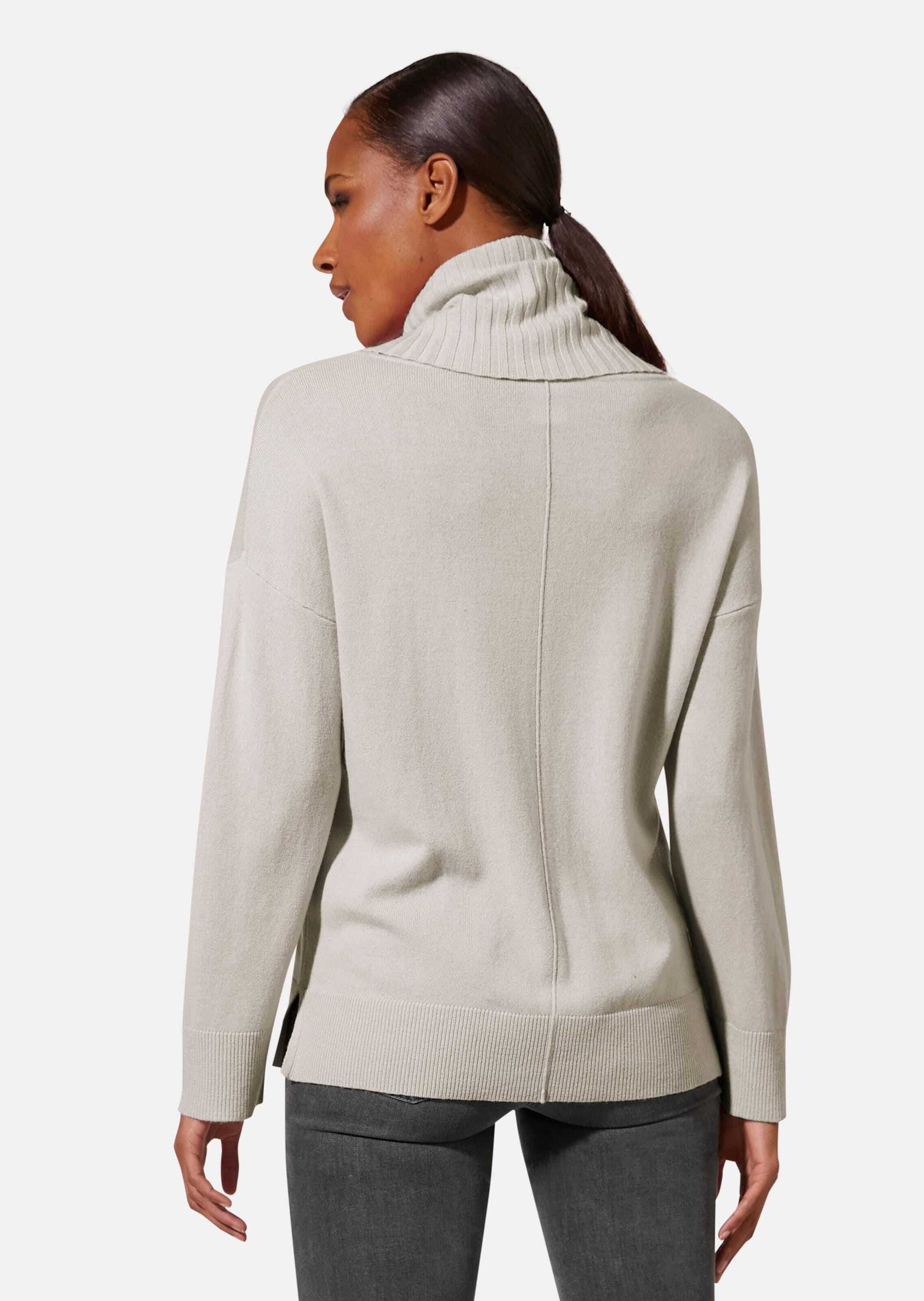 MADELEINE Longpullover »Pullover Pullover mit großem Capuchon-Kragen«