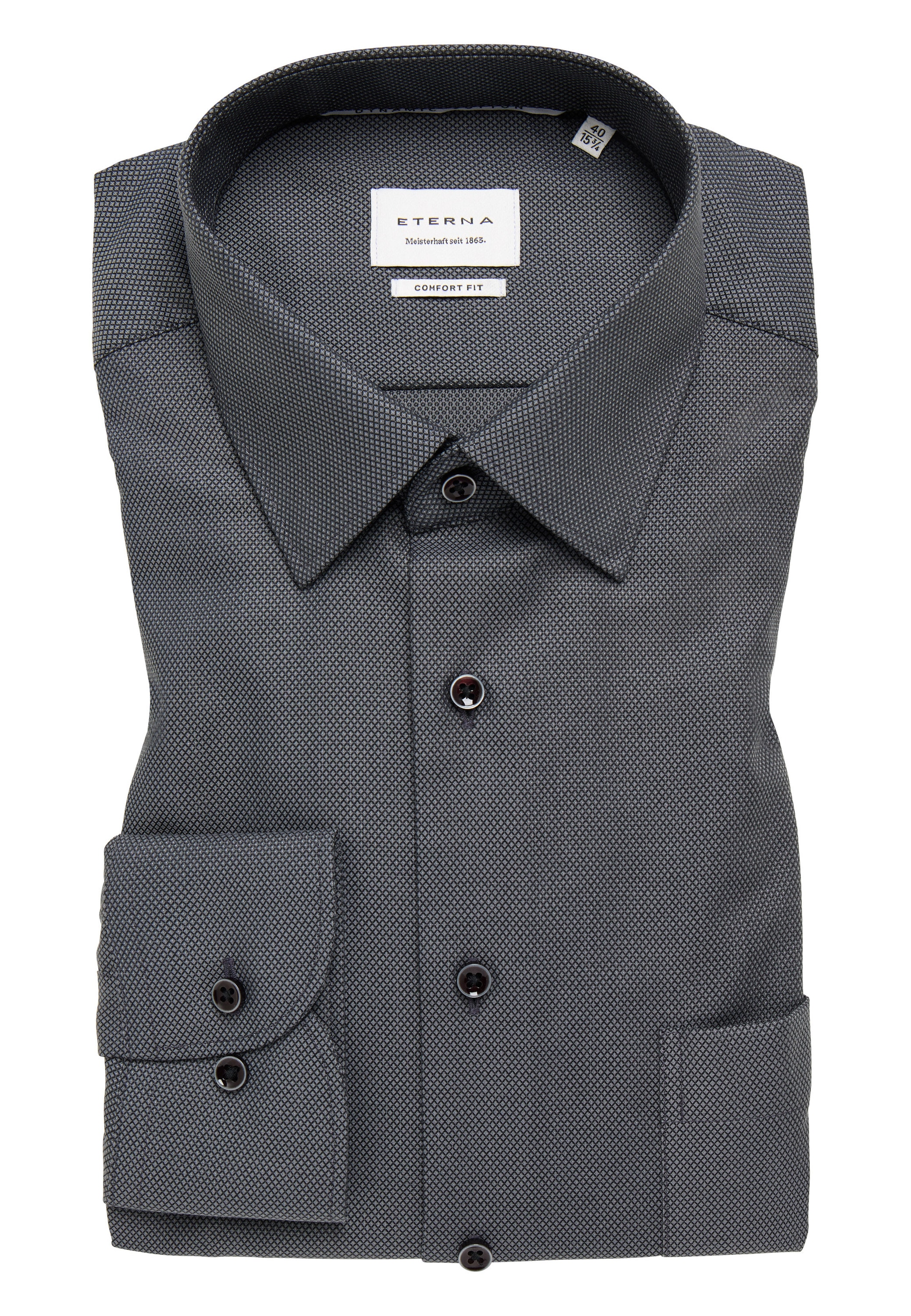 Eterna Langarmhemd »COMFORT FIT«, NON IRON (bügelfrei)
