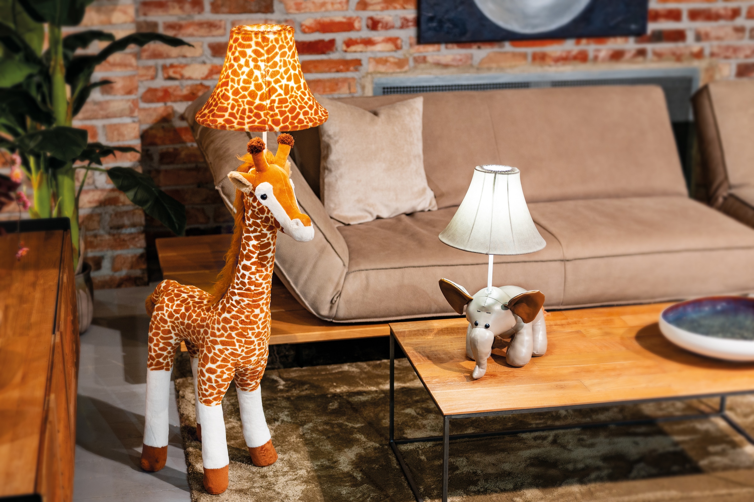 Happy Lamps for smiling eyes LED Stehlampe »Raffi die Giraffe« GU 5,3 1 Stk. Warmweiß Hochwertig, Einzigartig, Zertifiziert