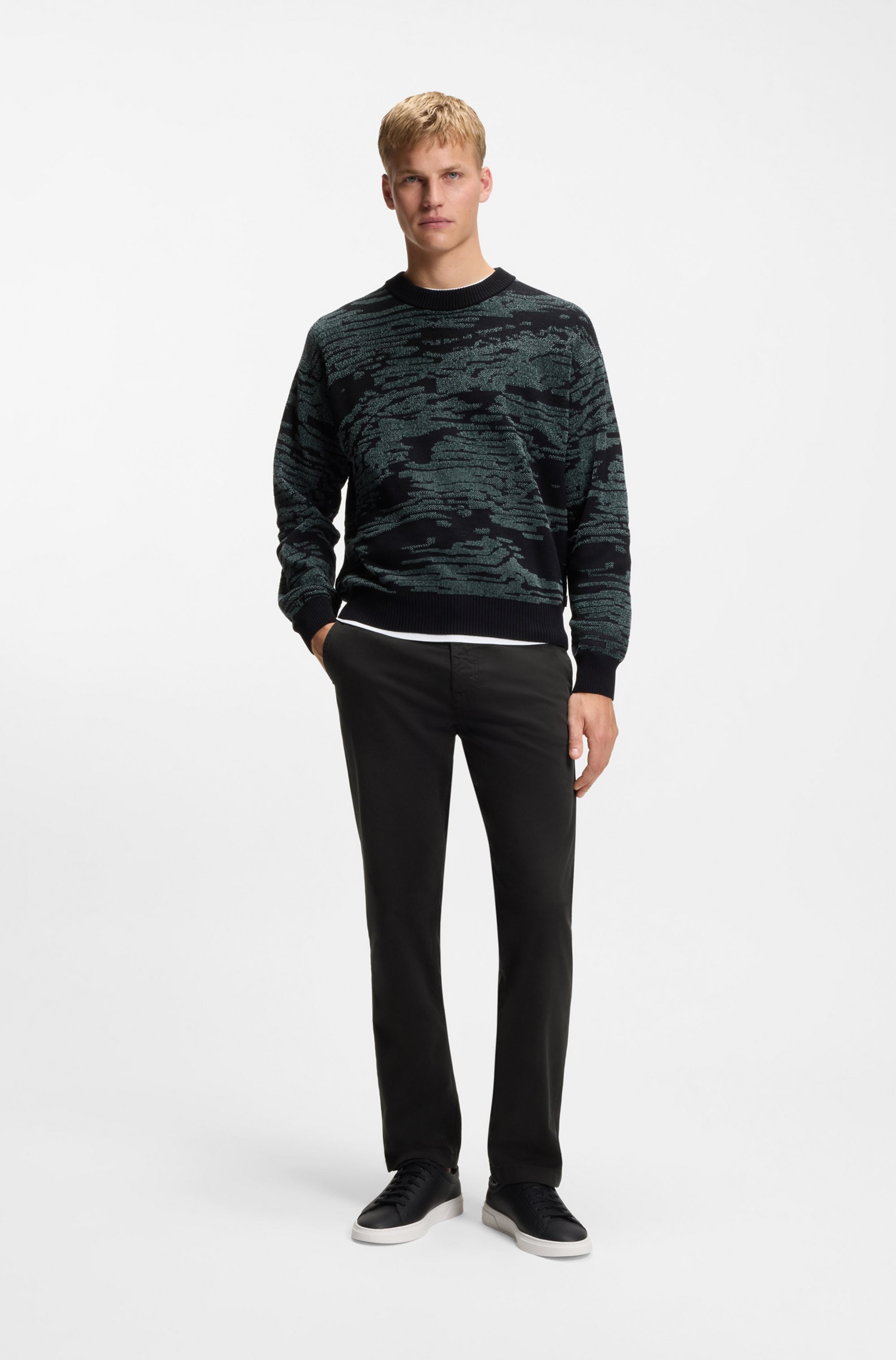 BOSS ORANGE Chinohose »Regular«  in gerader From