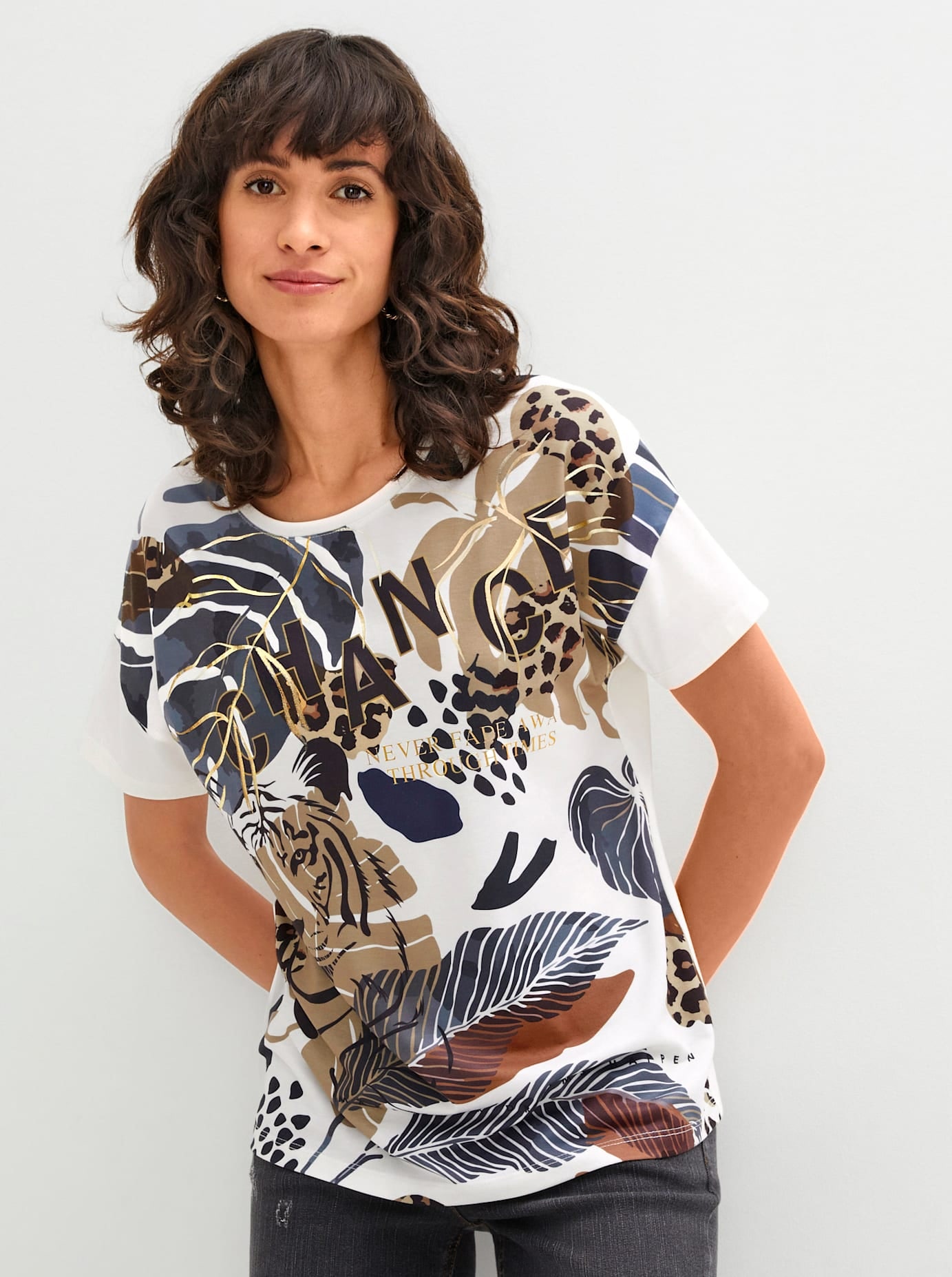 Inspirationen Rundhalsshirt »Shirt« 1 tlg.