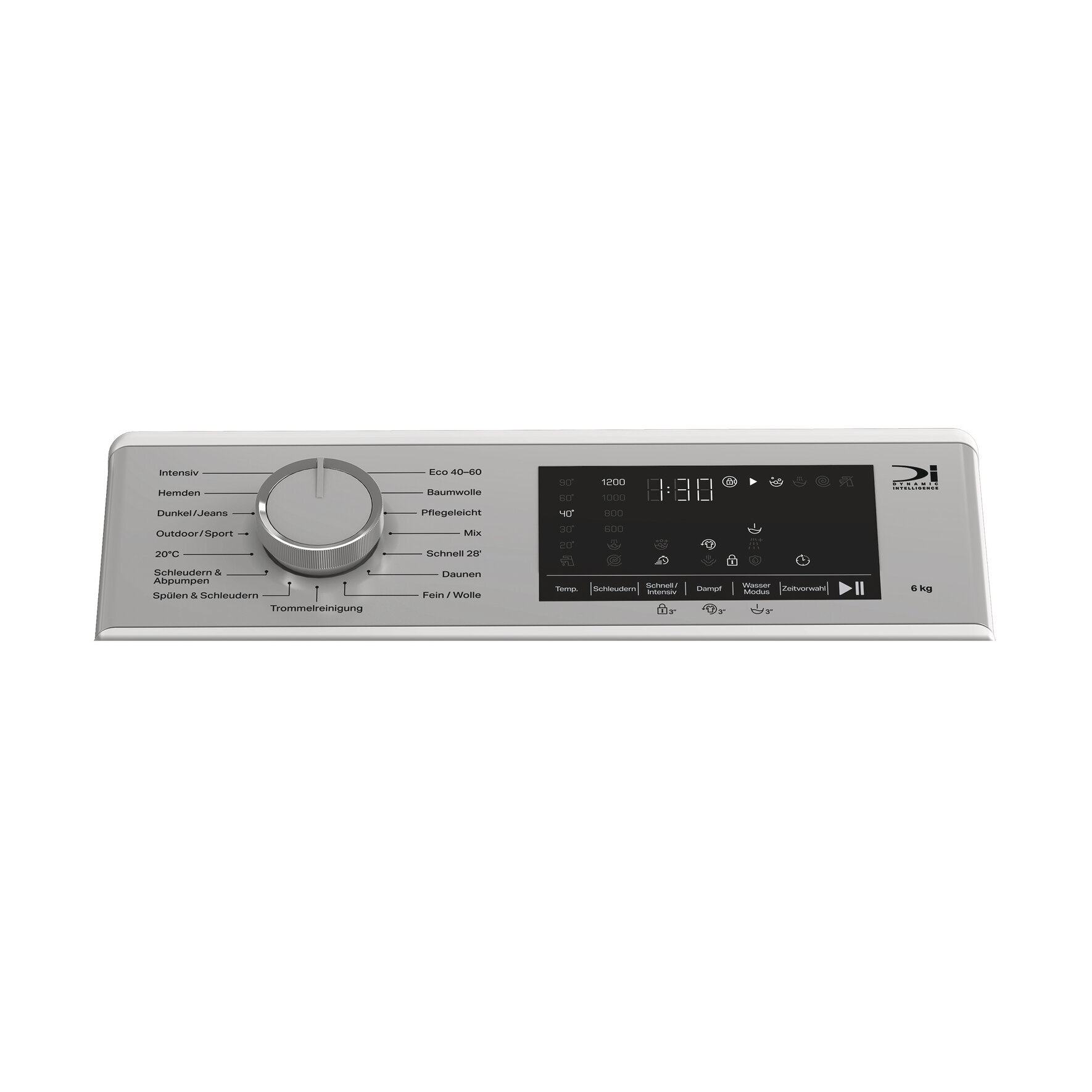 BAUKNECHT Waschmaschine Toplader »TBK Super Eco 6B S FF« 6 kg 1200 U/min FreshFinish - hemmt Gerüche und Knitterfalten mit Hilfe von Dampf