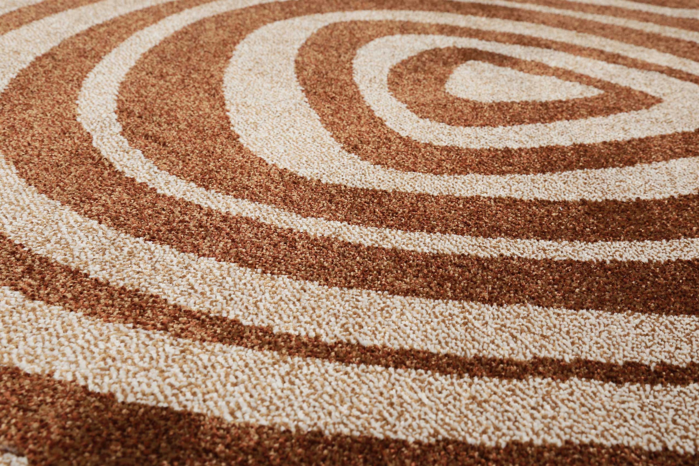 Esprit Teppich »Haley ESP-21032« rund 13 mm Höhe Rundteppich im modernen Dessin