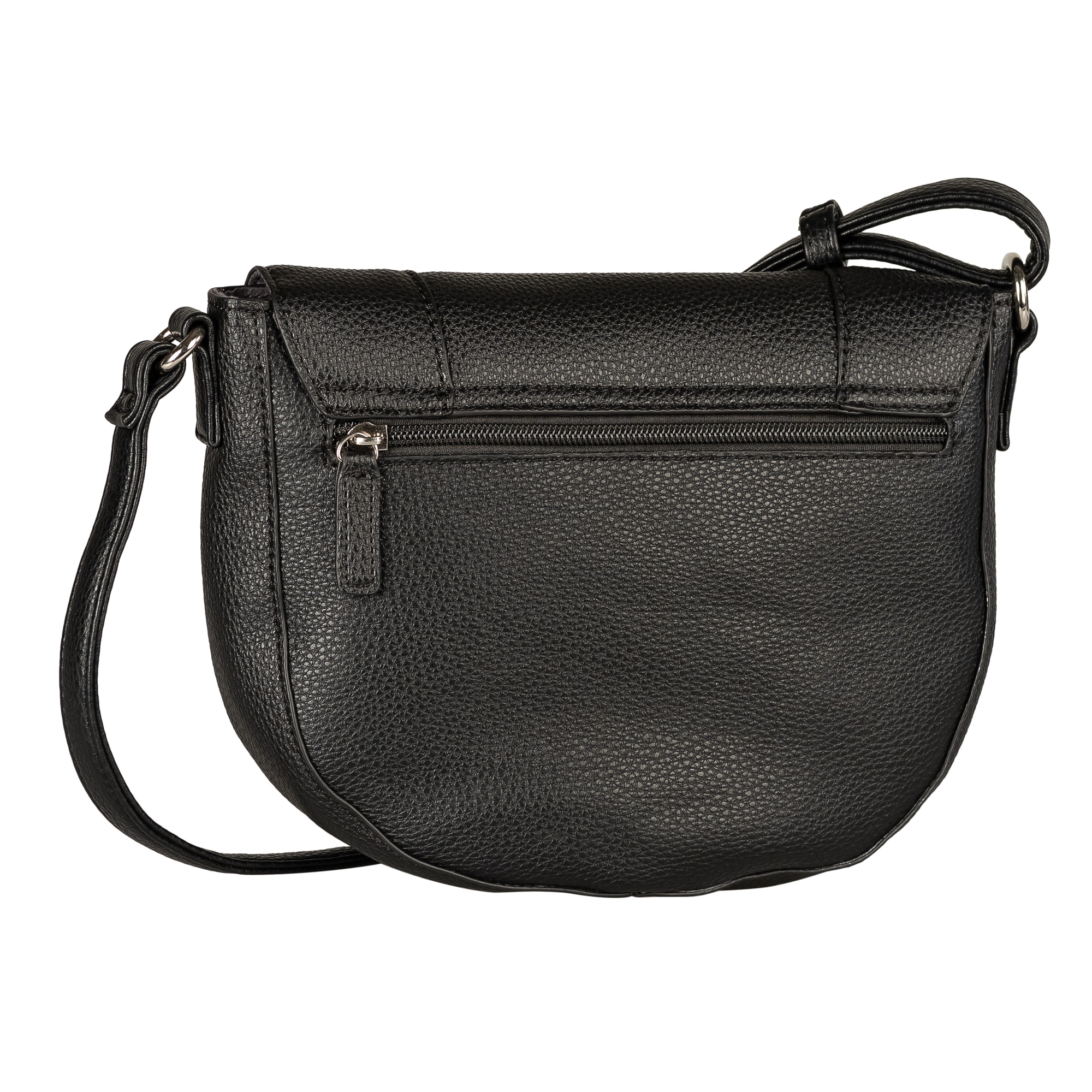 TOM TAILOR Satteltasche »Dahlia« weiches Lederimitat in moderem Look mit Kontrastkanten und feinem Logo